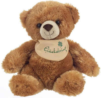Uni-Toys Kuscheltier Teddybär m.Halstuch "Glücksbringer" - 25 cm - Plüsch-Teddy, Plüschtier