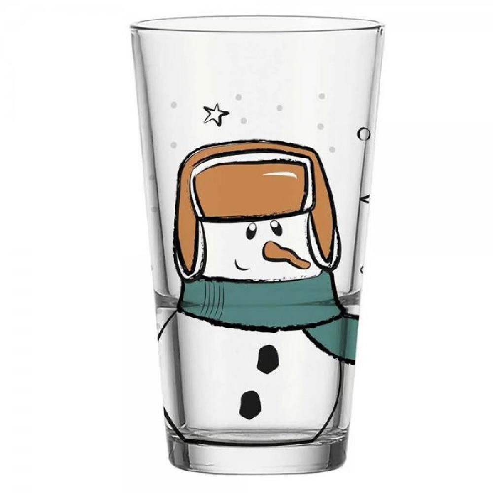 LEONARDO Geschirr Leonardo Trinkglas Becher Schneemann (330ml) günstig online kaufen