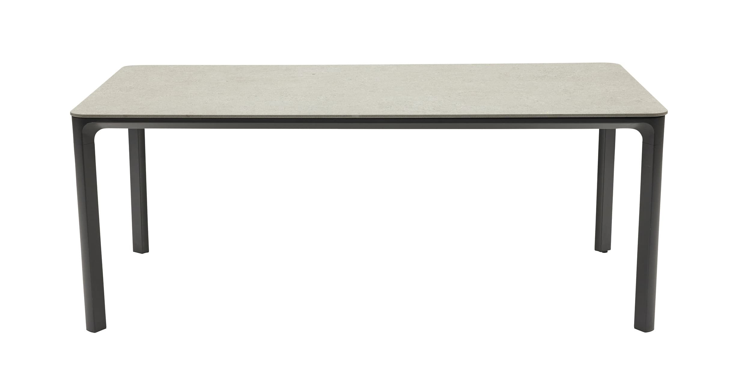 LC Garden Gartentisch Gartentisch »Stilo« Outdoortisch Sintered Stone Keramik Steingrau