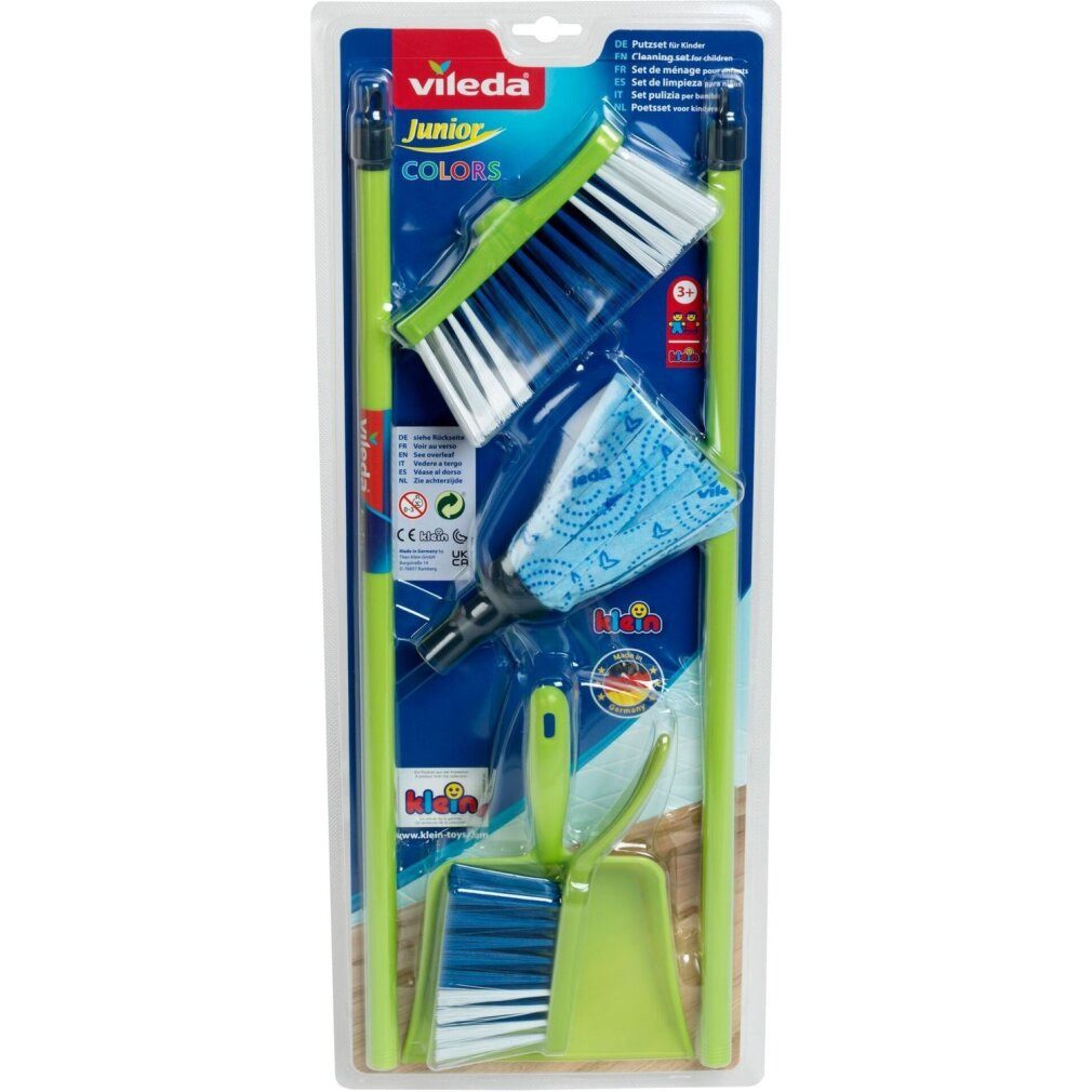 Theo Klein Spiel Vileda Wischmopp Set Color Line, grün