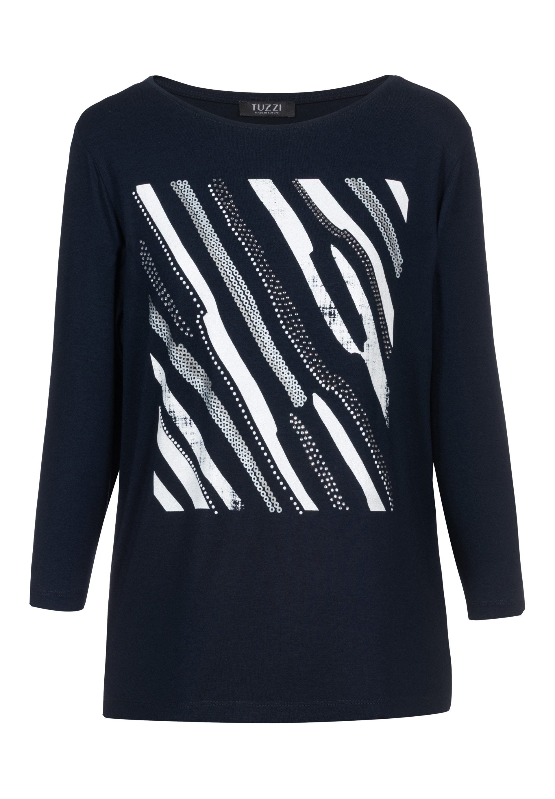 T-Shirt mit Streifenprint