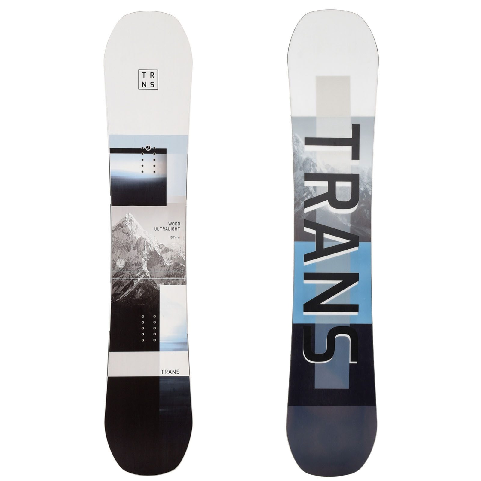 TRANS Snowboard Trans Herren Snowboard Ultralight Wood Freestyle 157mw cm Weiss 2024/2