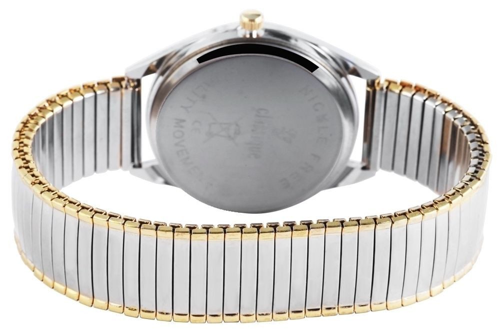 classique Quarzuhr Datumsanzeige, (mit Armband)
