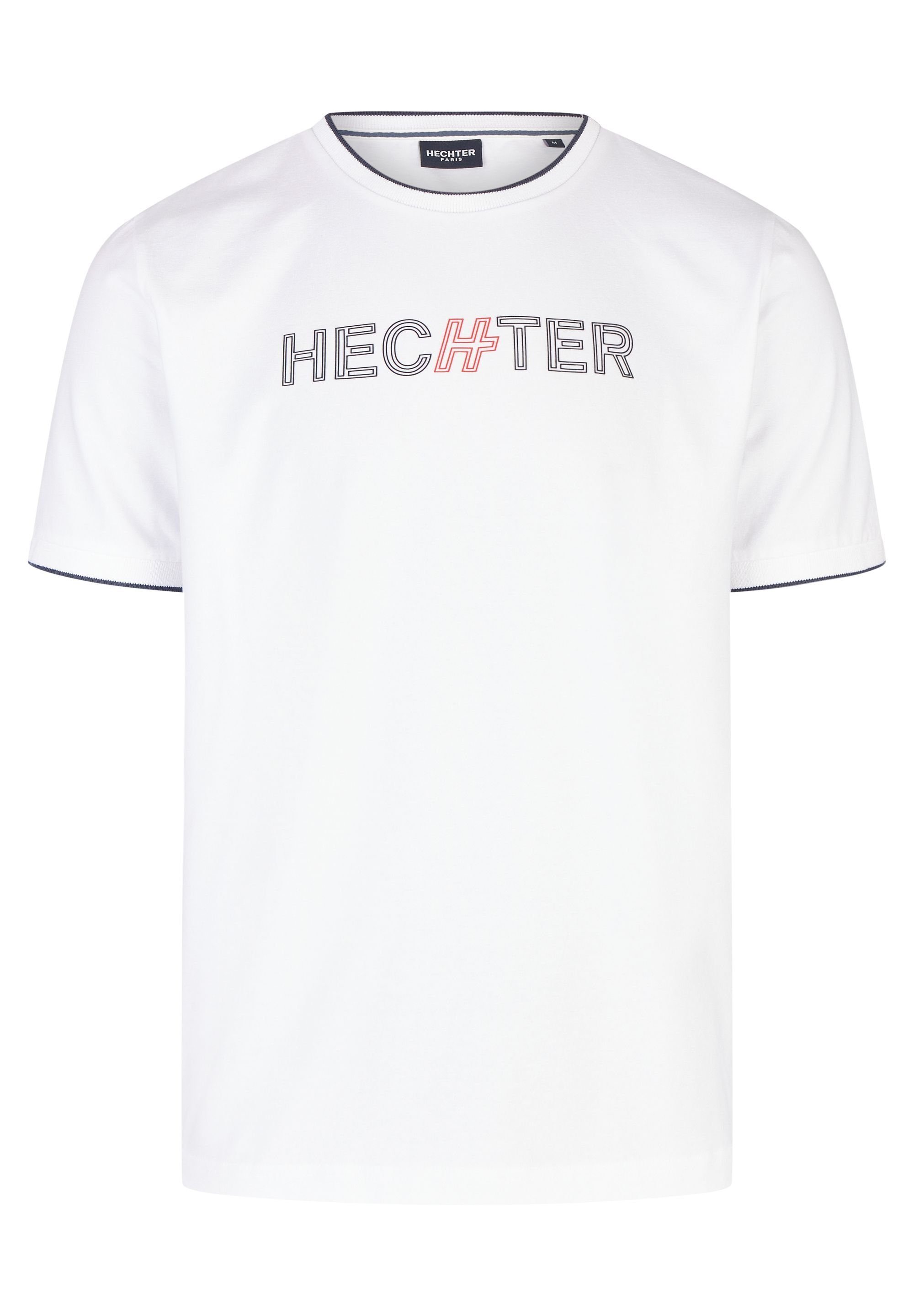 HECHTER PARIS T-Shirt mit Rundhalsausschnitt white