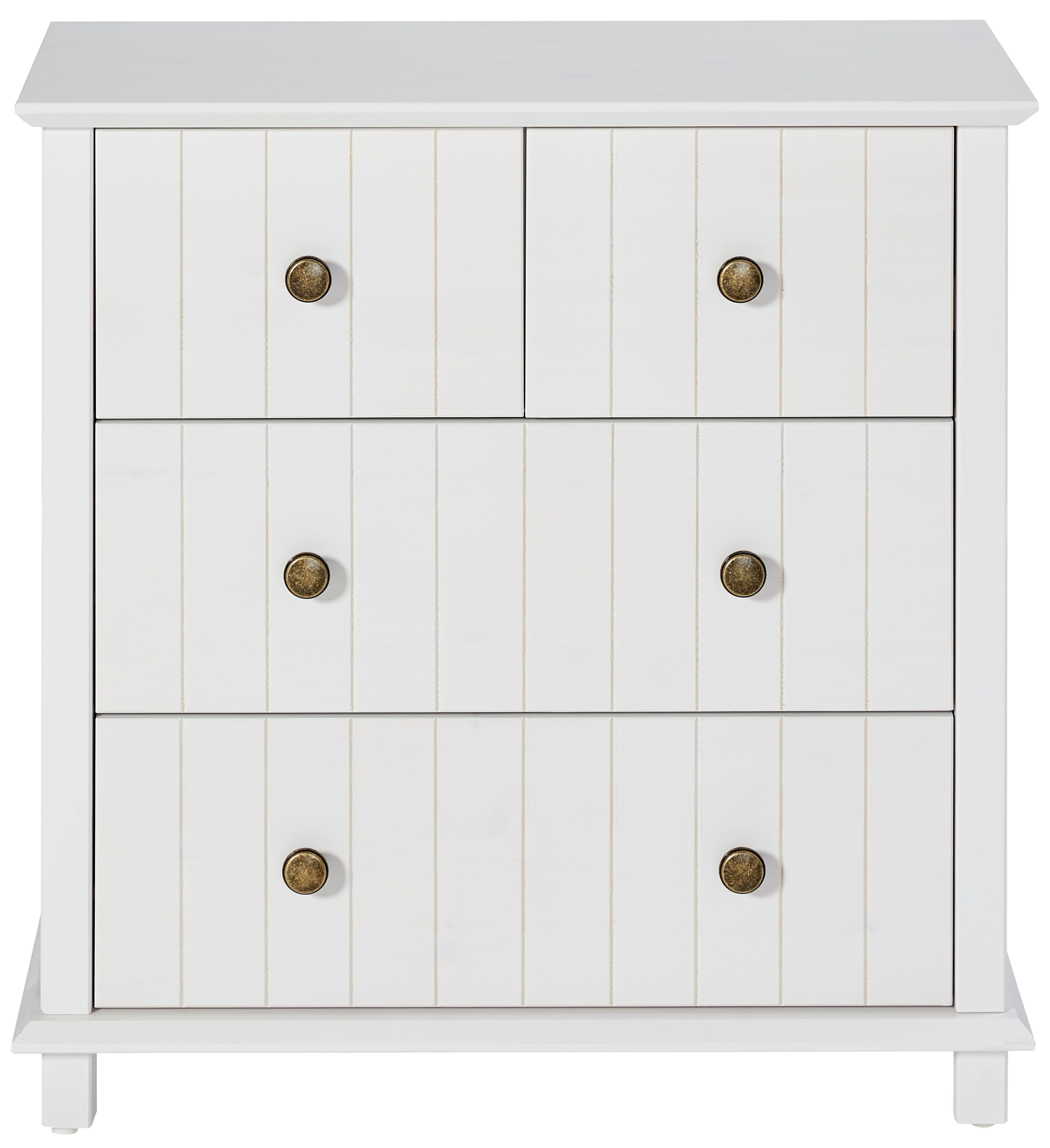 Home affaire Badkommode Vili, Badezimmerschrank, Unterschrank, 4 Schubladen, aus Massivholz