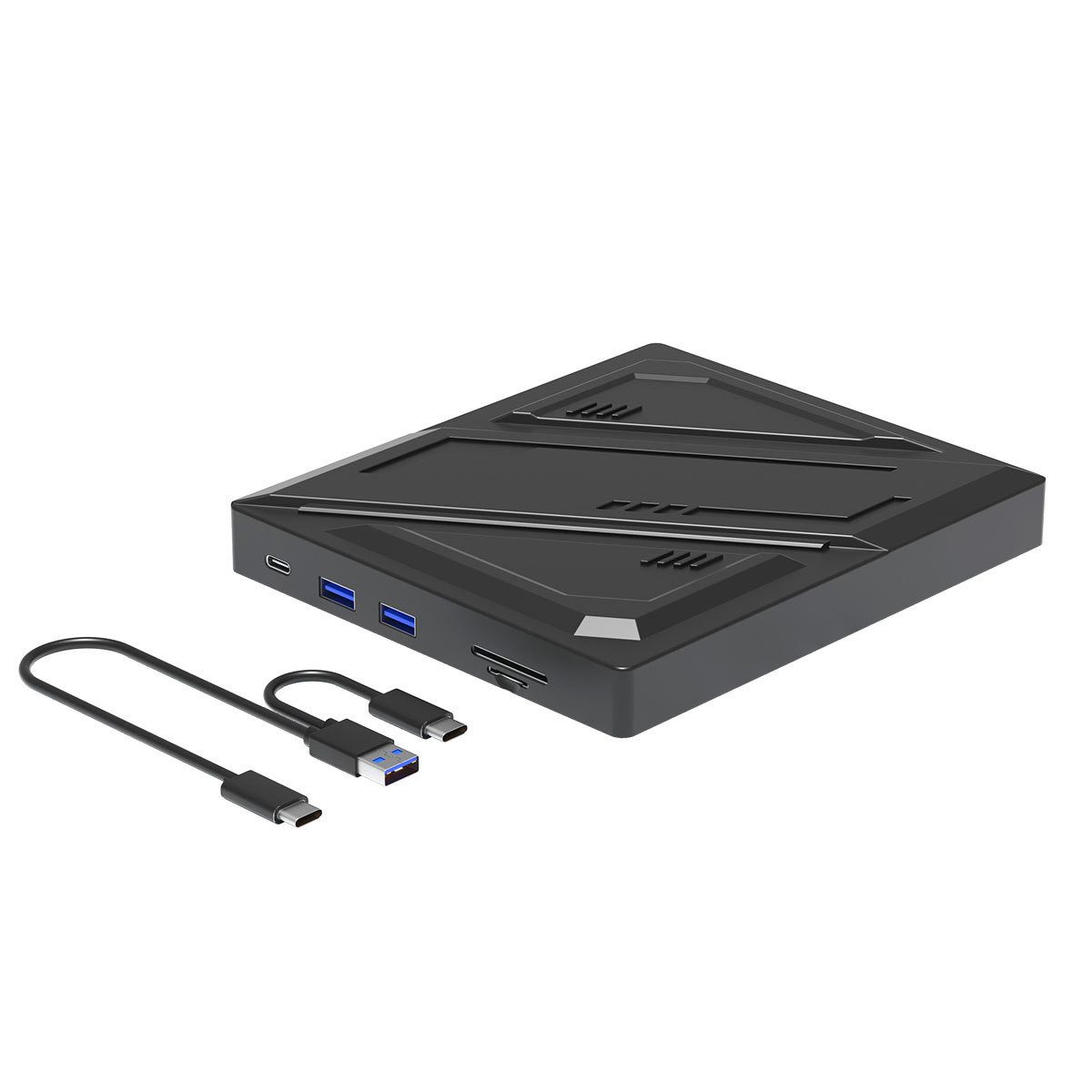 Welikera,optisches Wechsellaufwerk Multi-port-Erweiterung USB/SD/TF-Karte DVD-Brenner