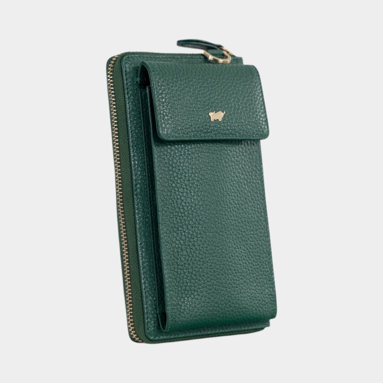 Braun Büffel Handytasche ASTI RV-Geldbörse mit Handyfach 18 Kartenfächer blau