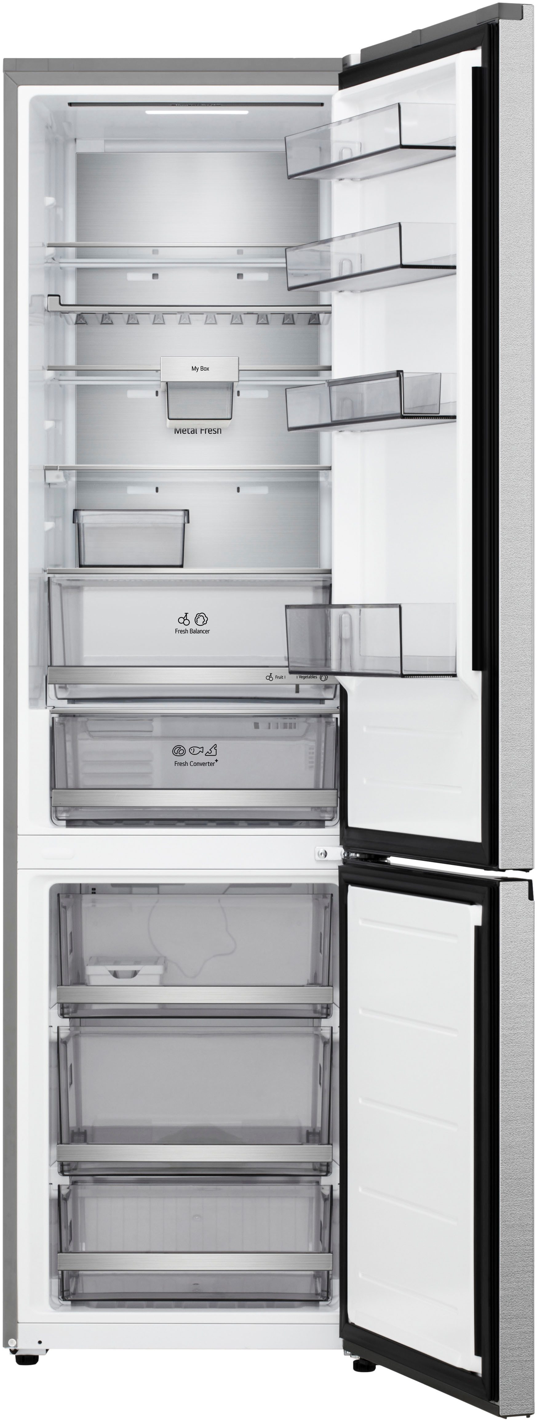 LG Kühl-/Gefrierkombination GBBS726AMB, 203 cm hoch, 59,5 cm breit, Fit&Max: Vollintegrierbar & Maximale Ausstattung