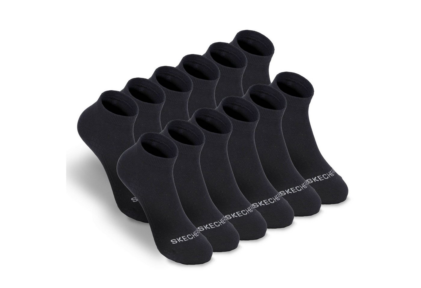 Skechers Socken Damen - Atmungsaktiv und komfortabel - Performance für den Tag Mesh-Belüftung für optimale Luftzirkulation - Weicher Bund