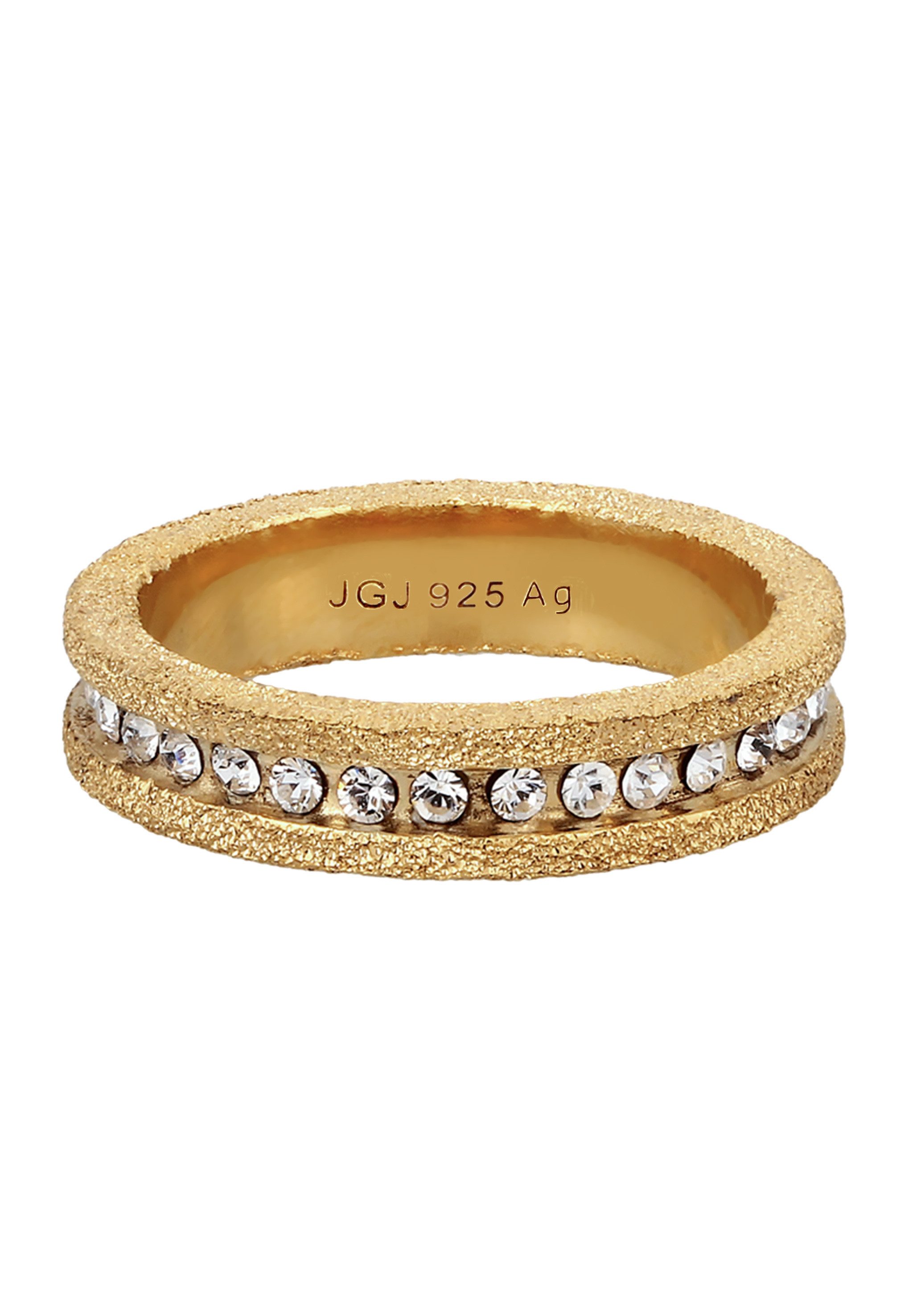 Elli Fingerring mit Kristallen von Swarovski® 925 Sterling Silber Stardust