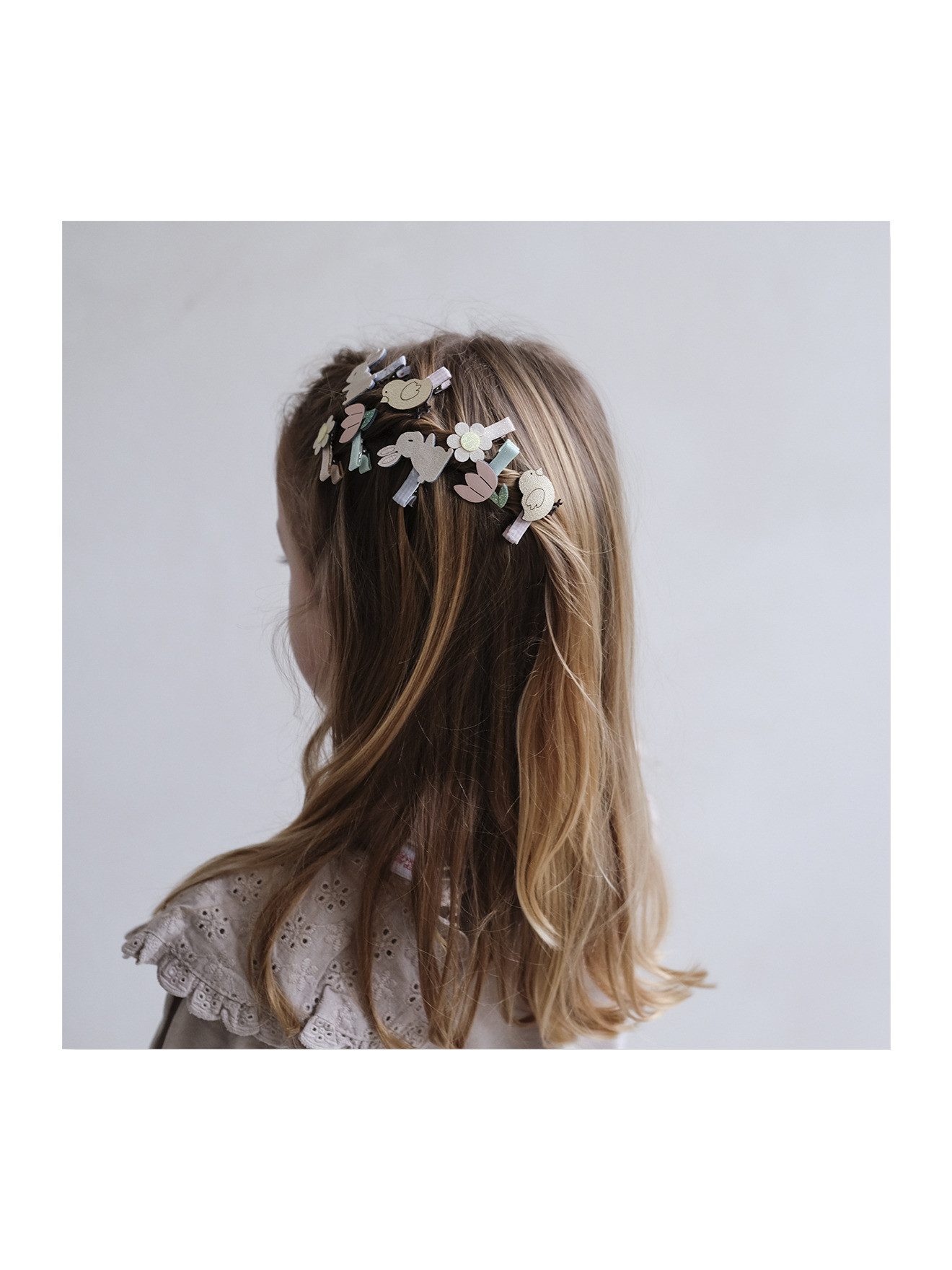 Mimi & Lula Haarband 8er-Set Mädchen Mini-Haarclips EASTER MINI CLIPS