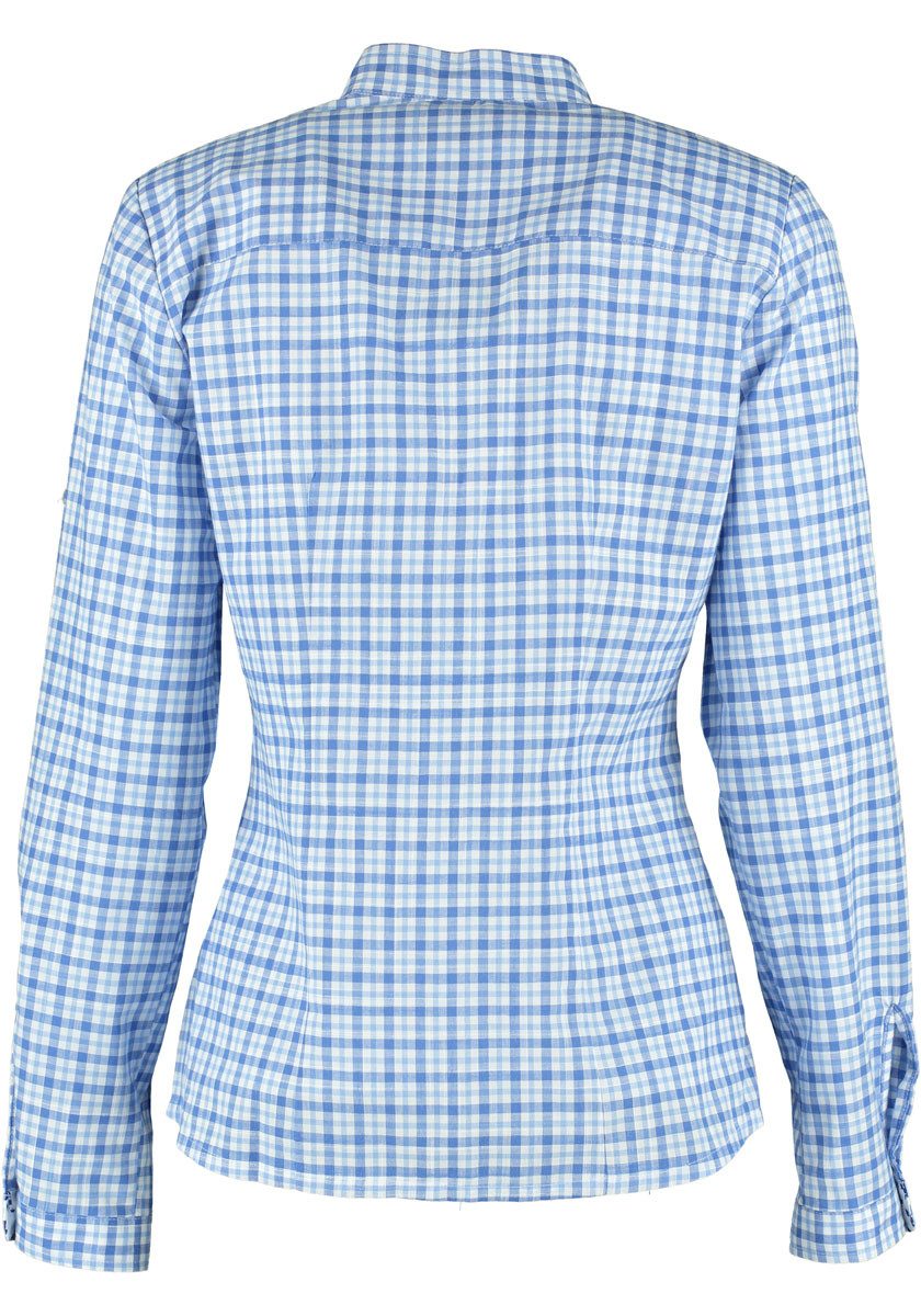 OS Trachten Trachtenbluse Ormoia Langarmbluse mit Edelweiß-Stickereien auf günstig online kaufen