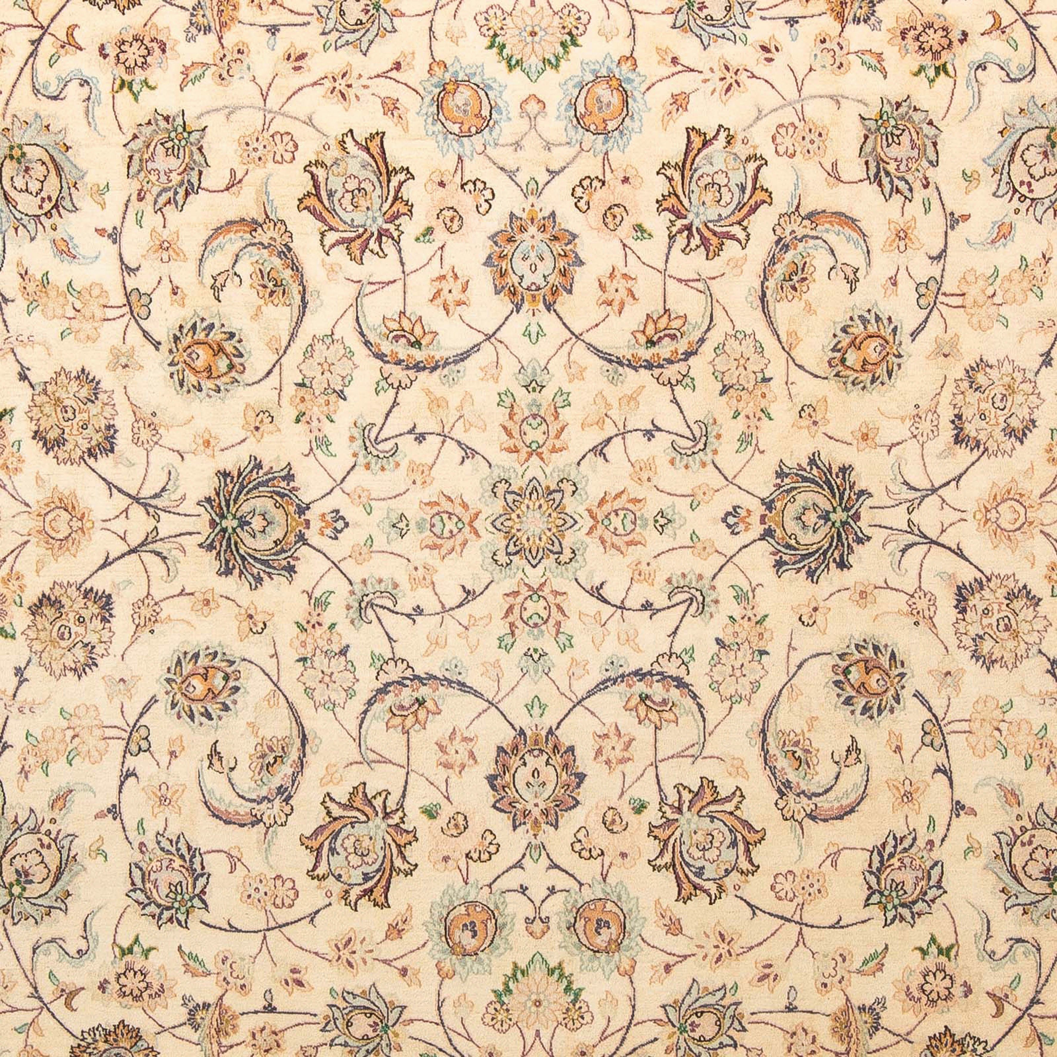 Orientteppich Perser - Isfahan mm, beige, Zertifikat morgenland, Höhe: rechteckig, Wohnzimmer, Einzelstück x - Handgeknüpft, 6 mit 203 - 308 cm - Premium