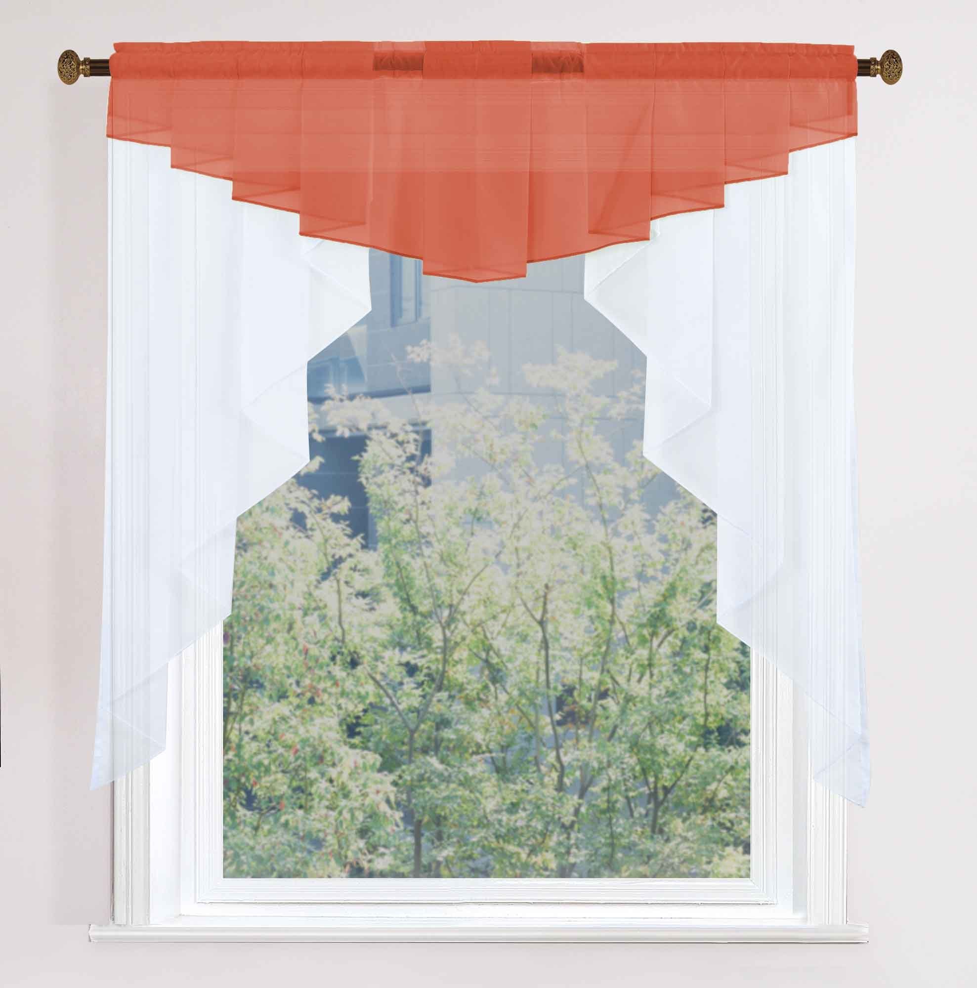 Gardinenbox Scheibengardine, Stangendurchzug, transparent, Voile, M-Bogen günstig online kaufen