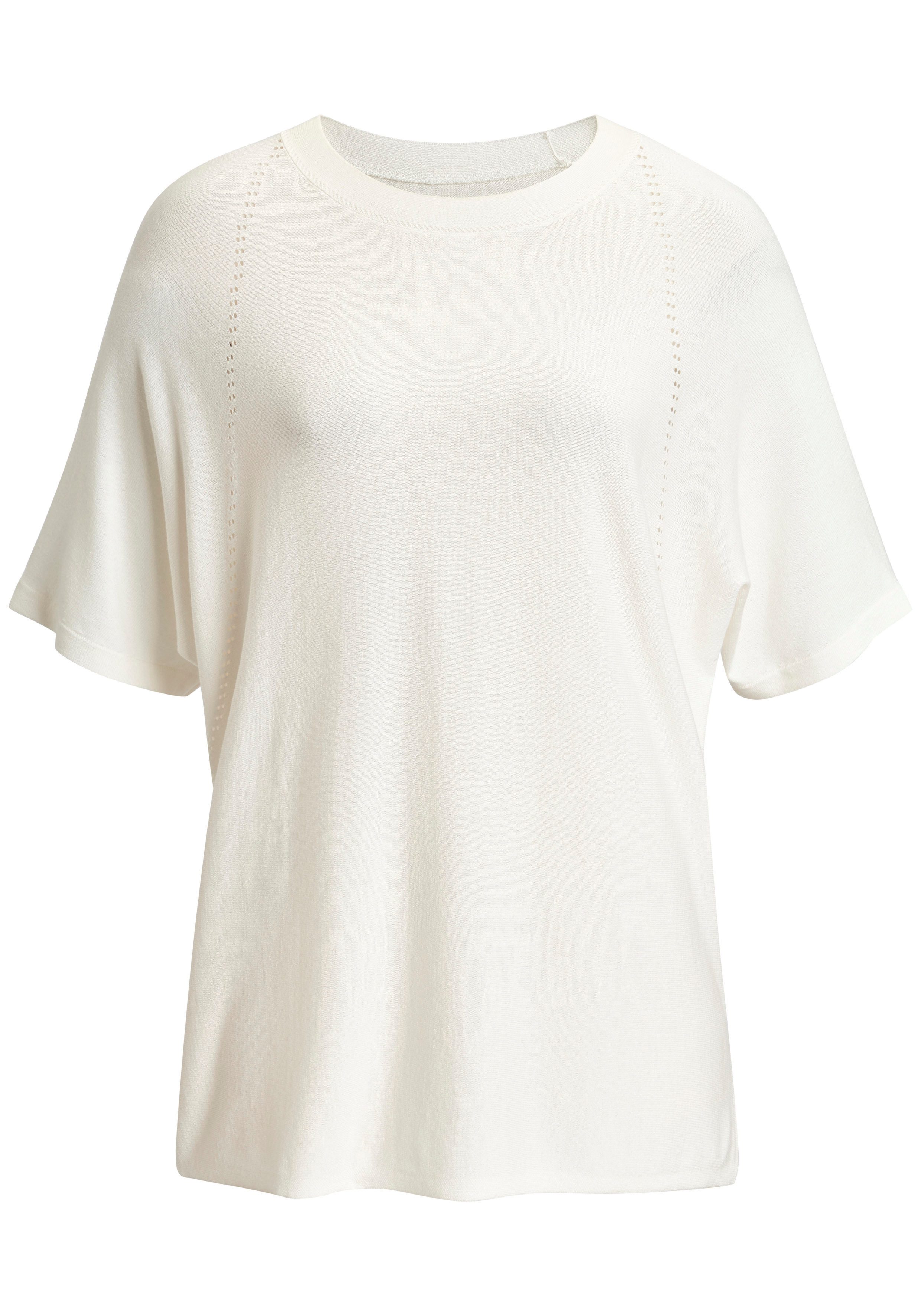 Vivance Kurzarmshirt mit sommerlichem Lochstrickmuster aus luftigem Viskose-Strick. € 34,99, (€ 34,99 pro 1 Stk).