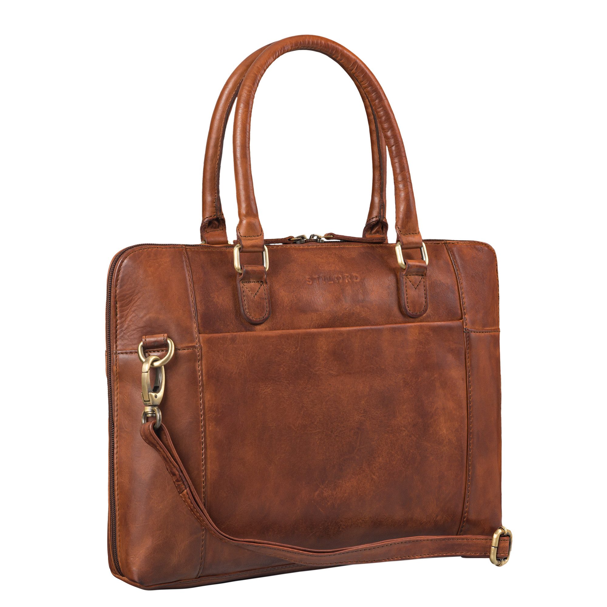 Handtasche "Latoya" Arbeitstasche elegant Leder