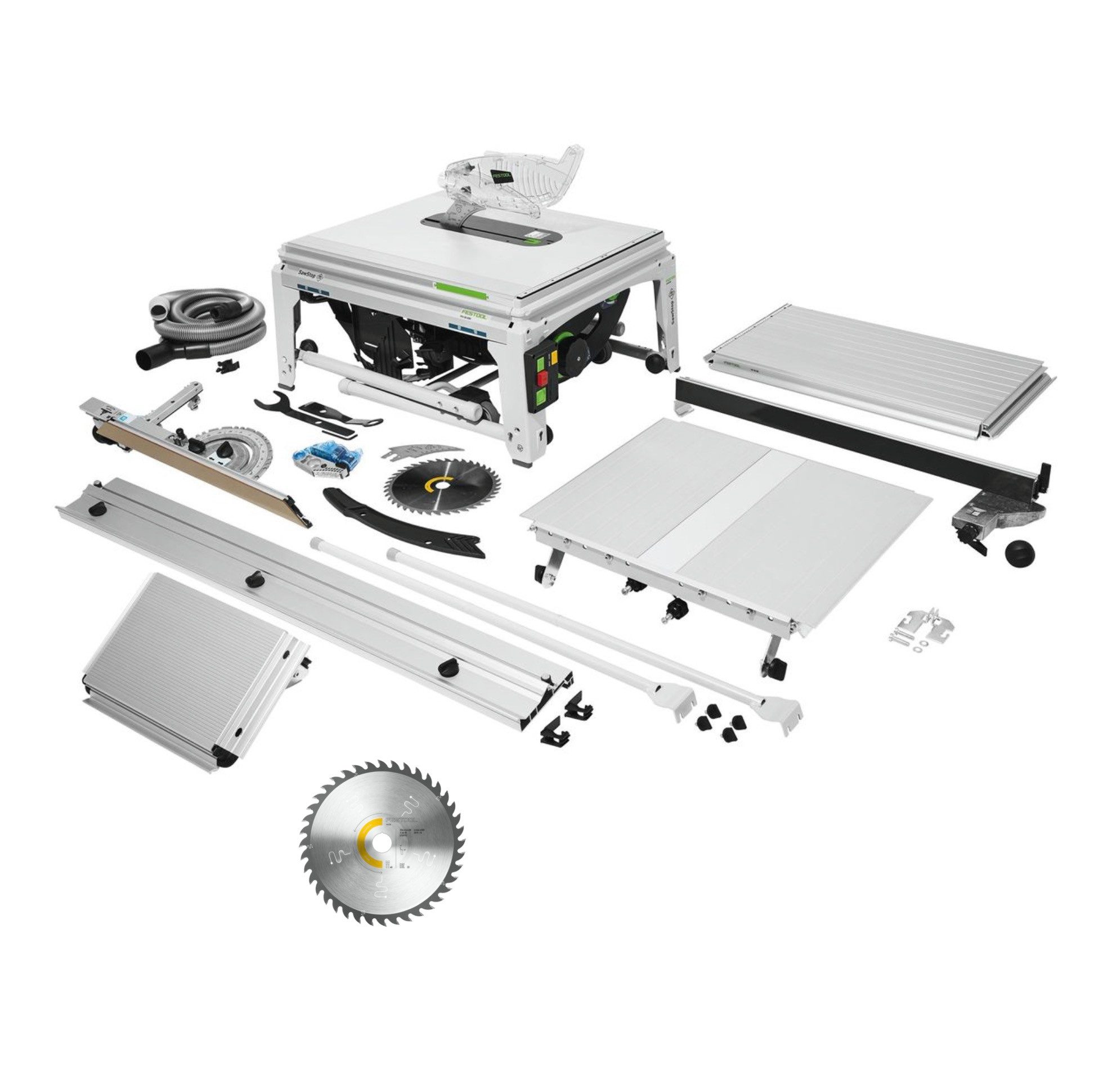 FESTOOL Tischkreissäge TKS 80 EBS Set Tischkreissäge 2200 Watt 254 mm (575828) + Universal