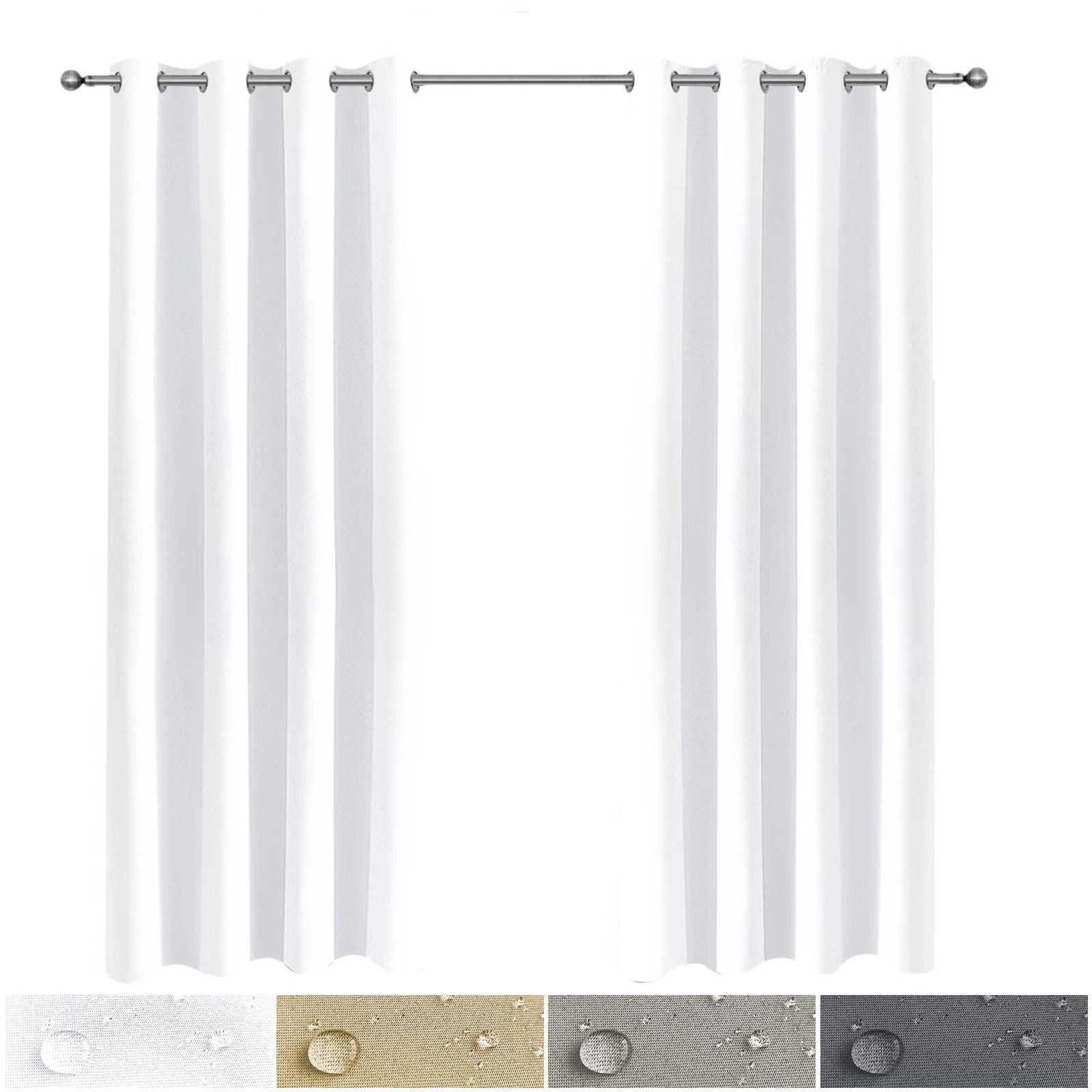 BTTO V&G Verdunkelungsvorhang Balkon Vorhang,Outdoor Vorhang günstig online kaufen