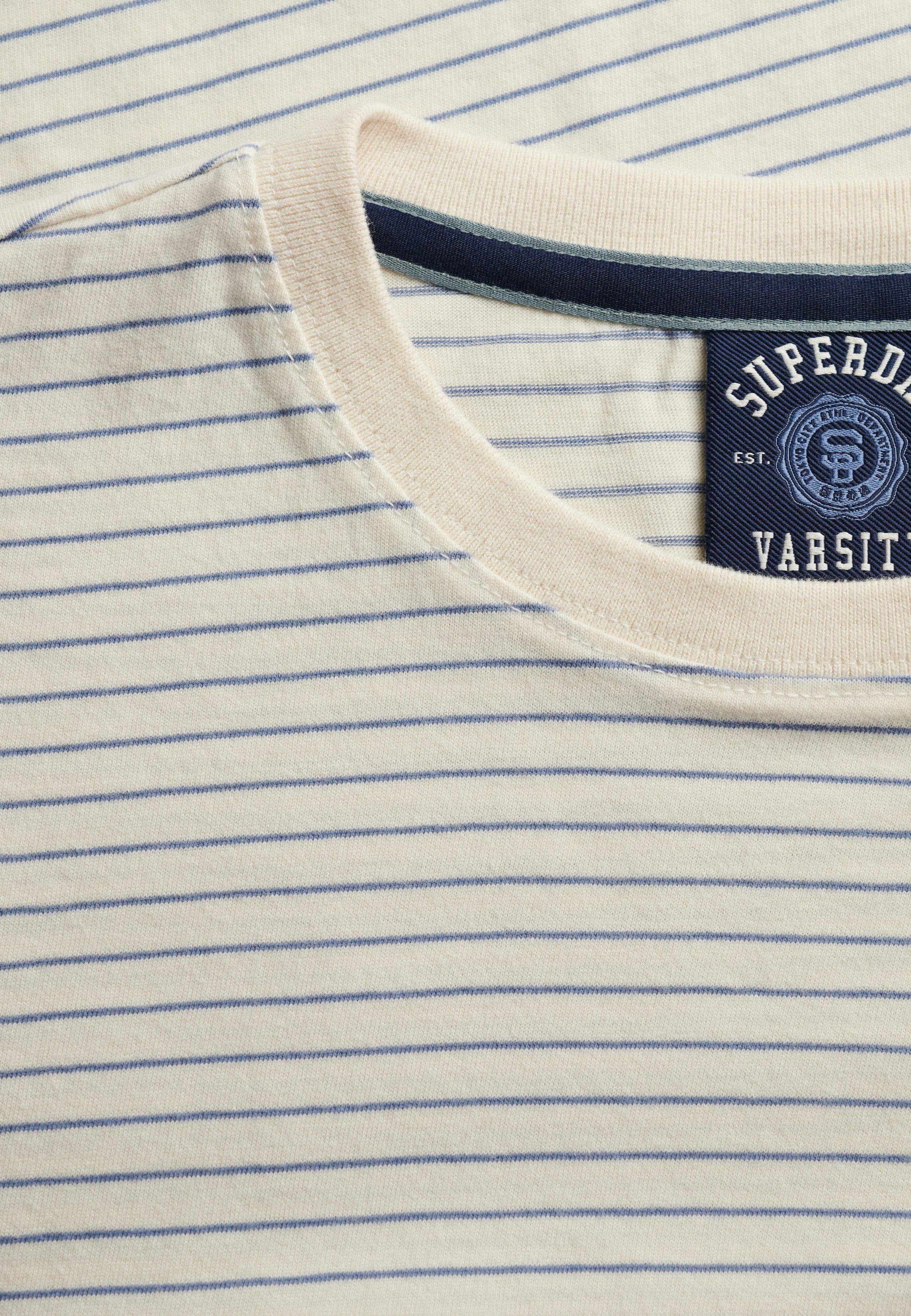 Superdry T-Shirt ESSENTIAL LOGO STR FITTED TEE angenehmes Tragegefühl durch besonders weiche Haptik – Bild 5 von 5