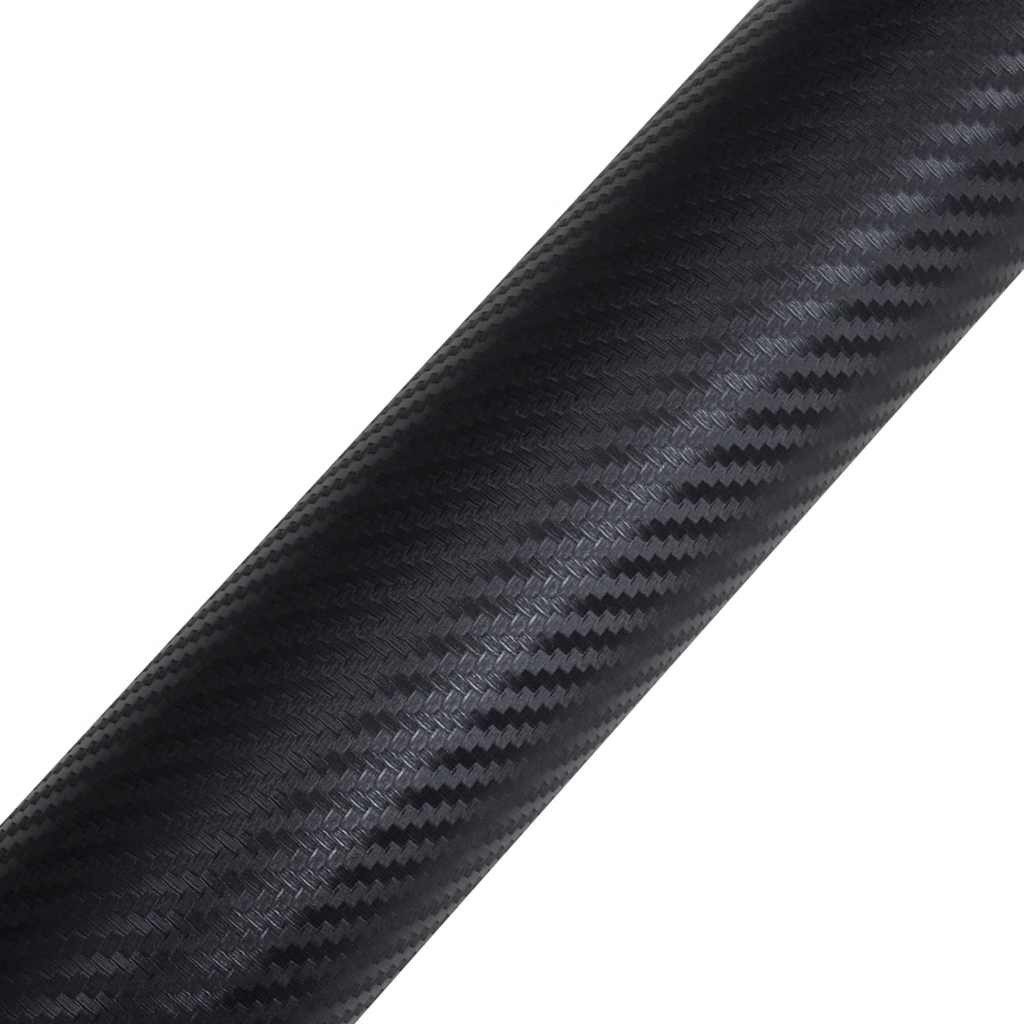 vidaXL Aufkleber Autofolie 3D Schwarz 100x150 cm, (1tlg), Autofolie 3D Schwarz 100x150cm Selbstklebend Auto Folie Klebefolie – Bild 5 von 5