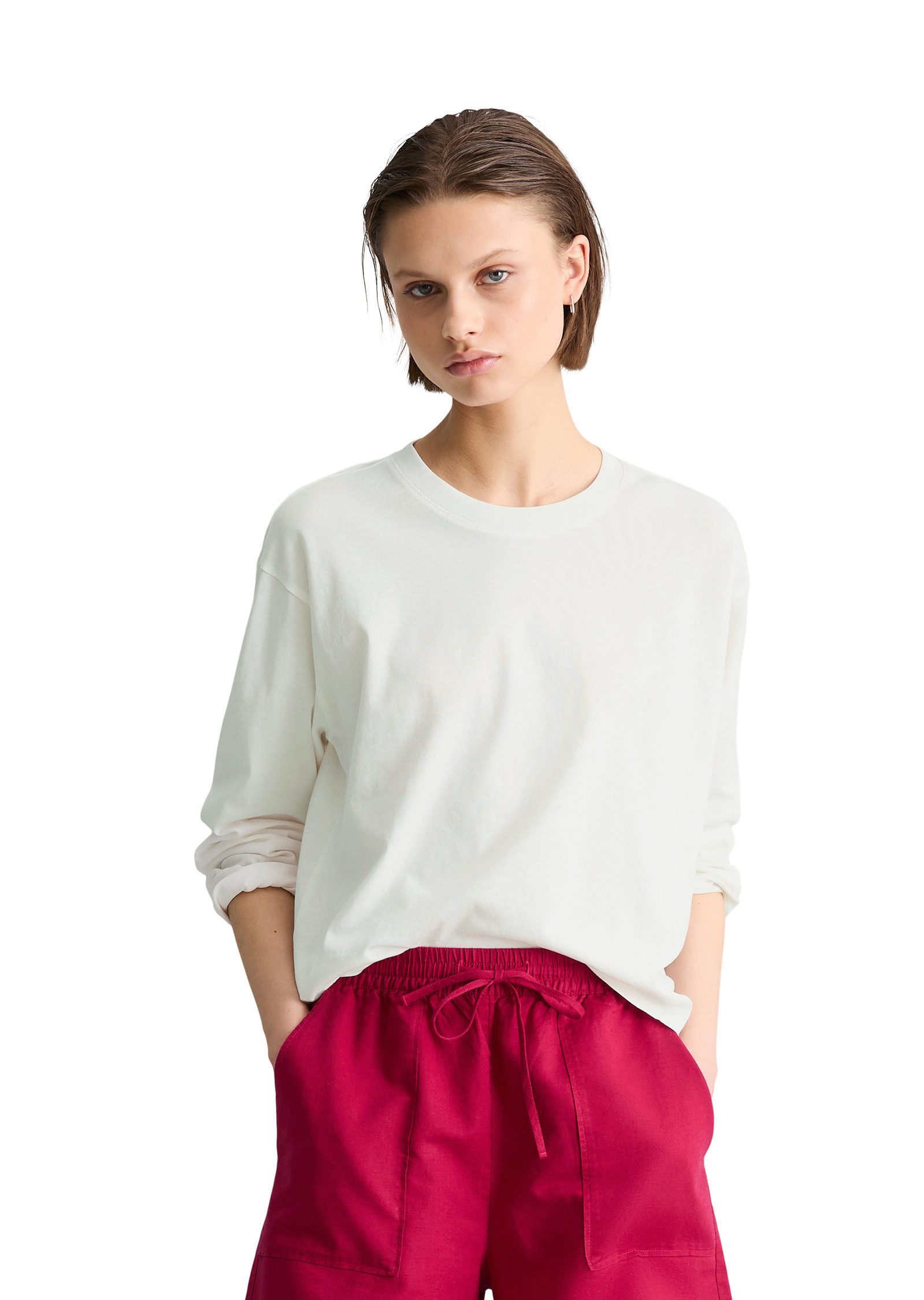 Marc O'Polo DENIM Langarmshirt aus Organic Cotton