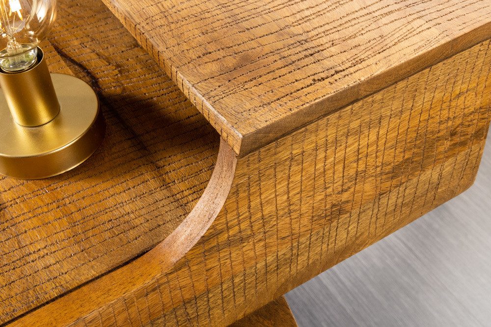 riess-ambiente Schreibtisch MONSOON 120cm braun (Einzelartikel, 1-St), Sekretär · Schublade · Massivholz · Büro – Bild 5 von 5