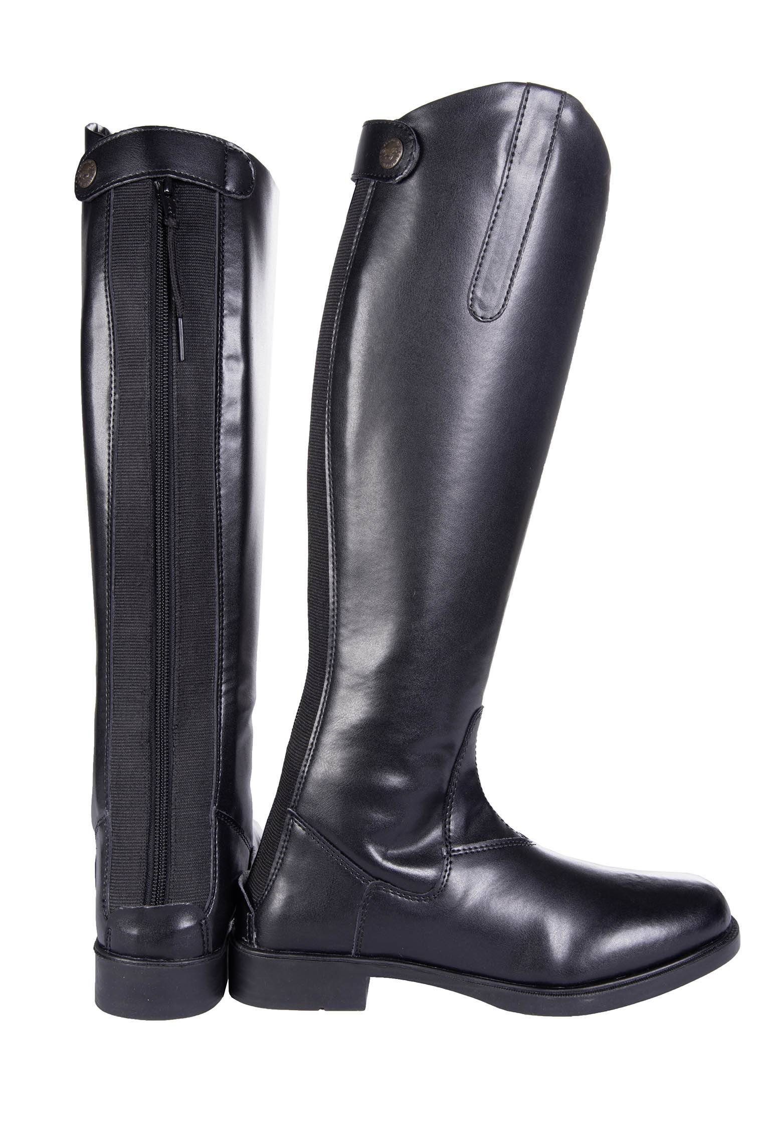 Stivali Da Equitazione Donna HKM - Con Elastico, Chiusura Lampo E Suola In Gomma - Foto 2
