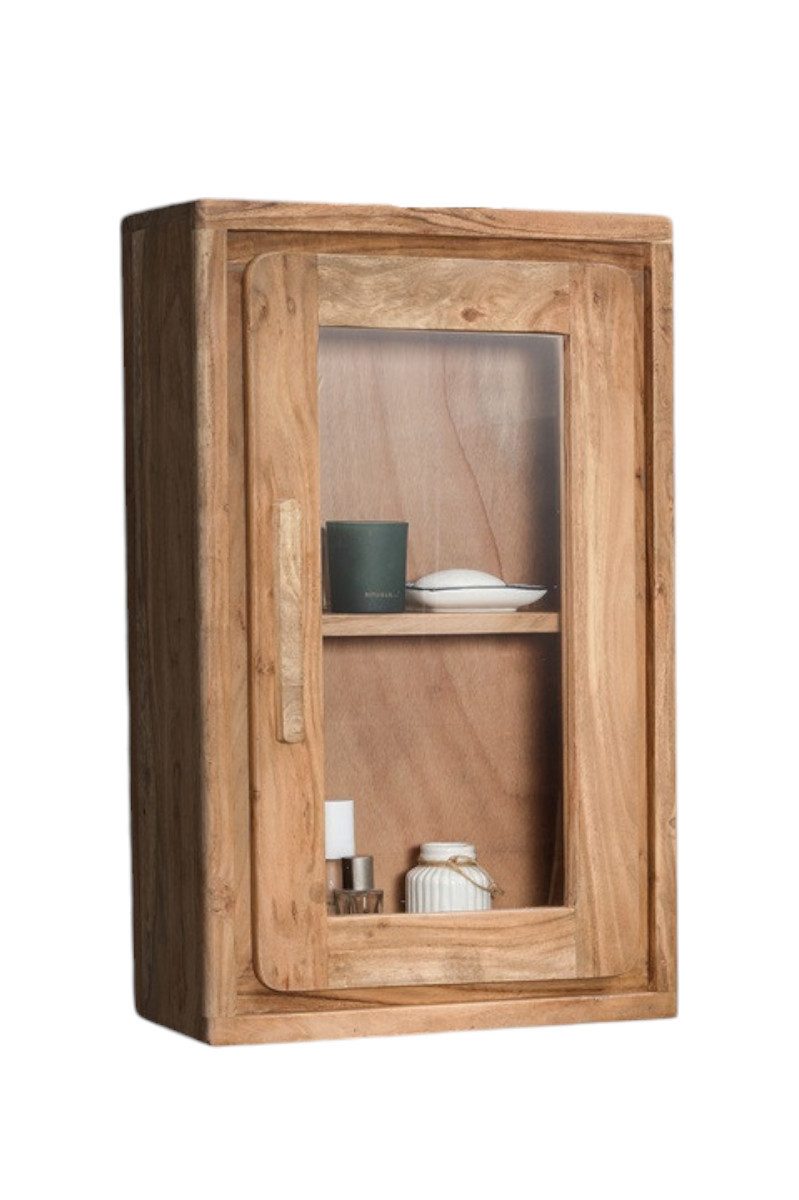 Main Möbel Hängeschrank Badoberschrank 44x70cm 'Pure' Akazie massiv