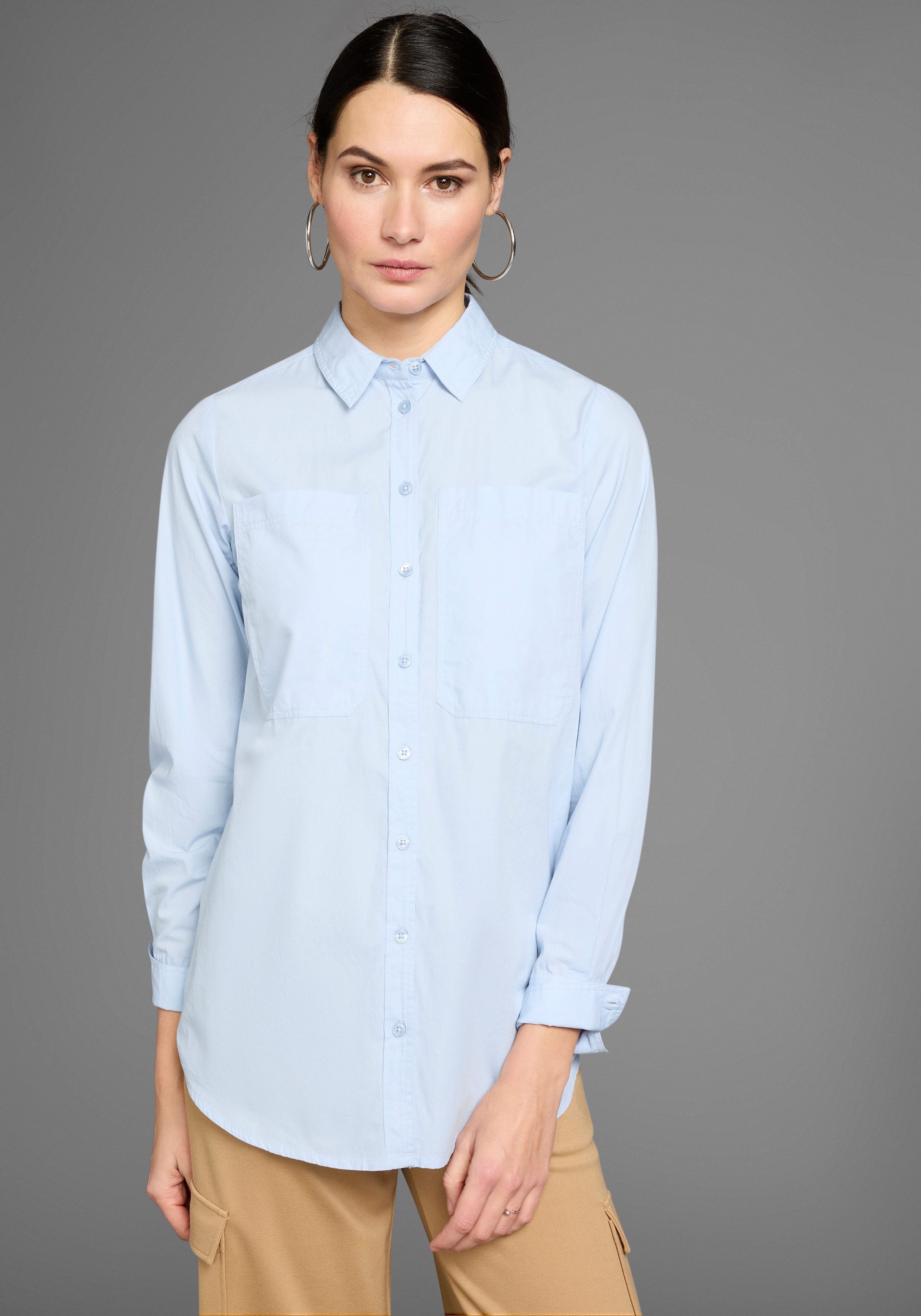 HECHTER PARIS Hemdbluse mit Fronttaschen günstig online kaufen