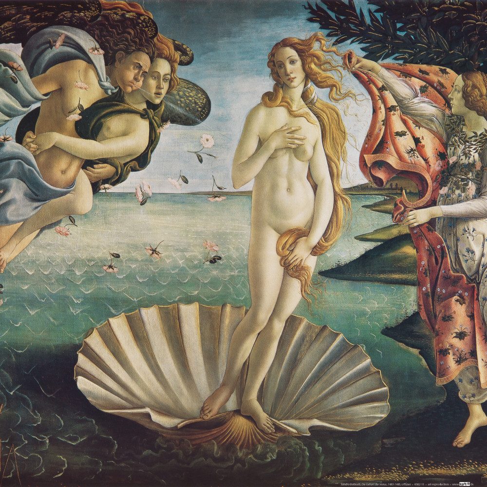 Poster Sandro Botticelli Kunstdruck Bild - Die Geburt Der Venus