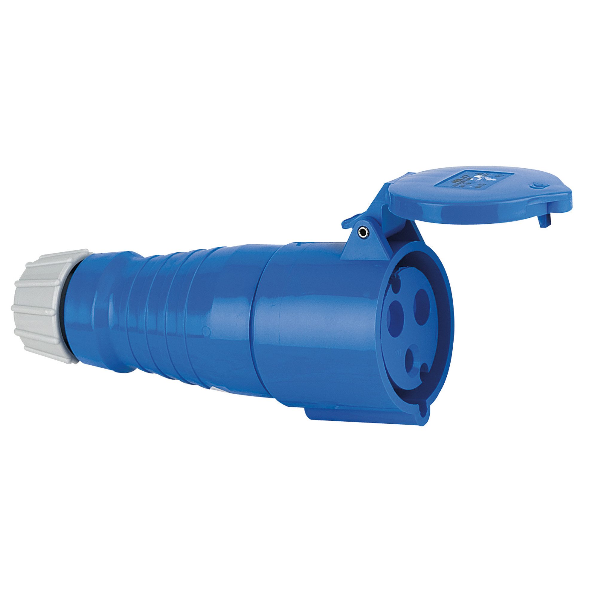 ABL Вилка cee ABL CEE Form 32 A/3-pin Socket female Blaues Gehäuse