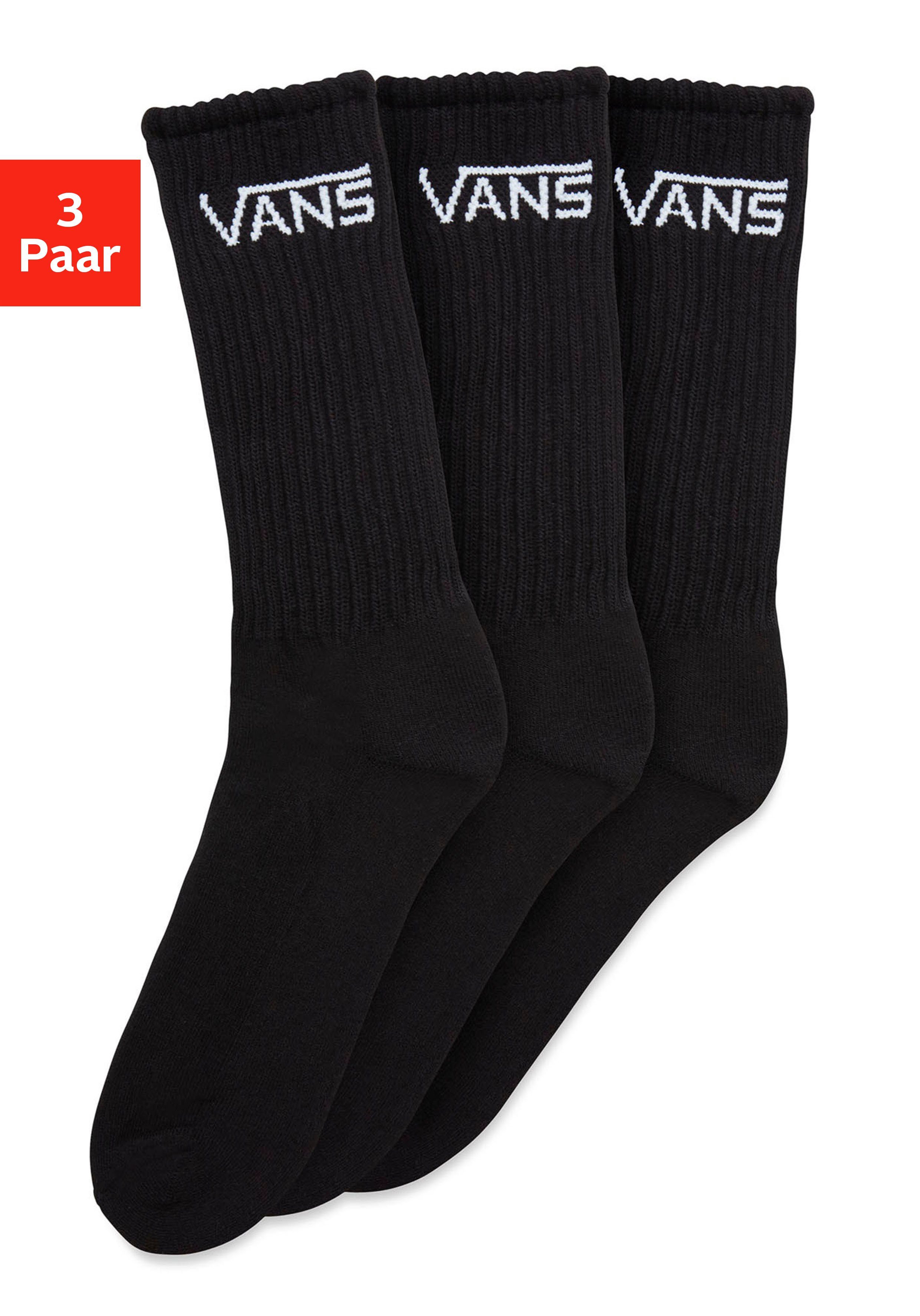 Vans Socken »Classic Crew« (3-Paar) mit klassischem Logoschriftzug online  kaufen | OTTO