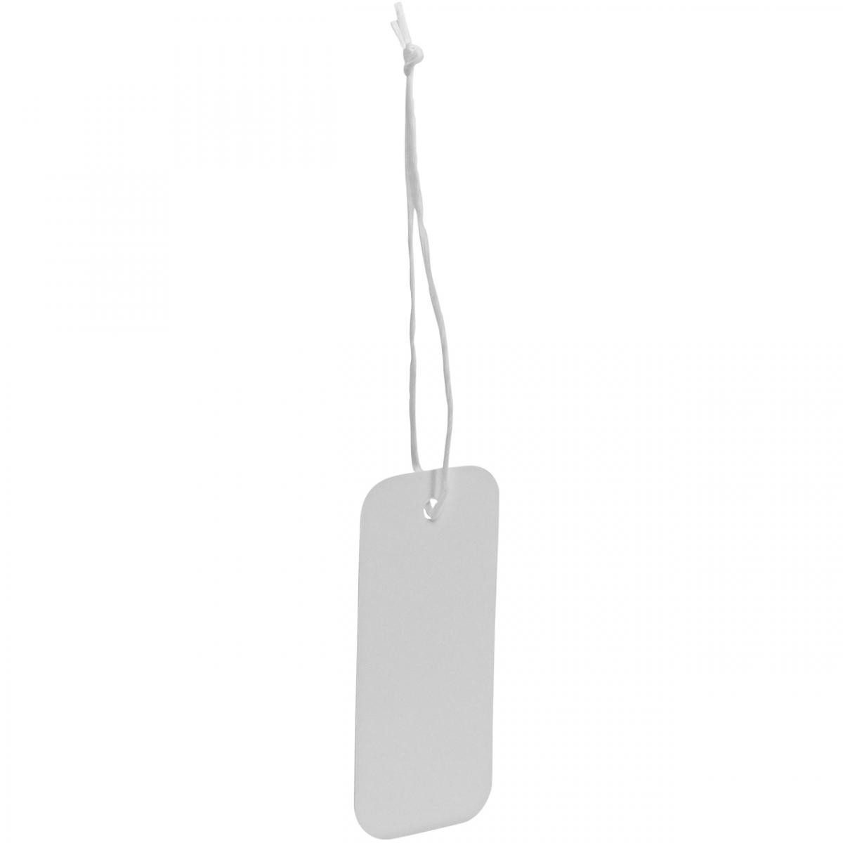 Florists Products Grußkarten Weiße Geschenkanhänger Papier 100 Stück 8x3,5cm Etiketten
