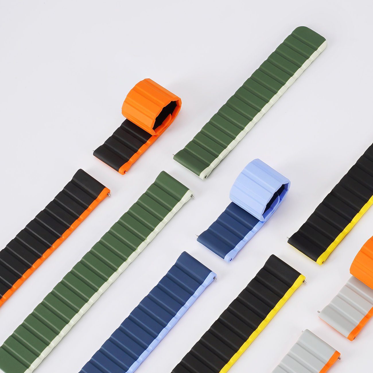 Dux Ducis Smartwatch-Armband Magnetisches Samsung Pro, magnetisch Grau/Orange und Galaxy und Classic 5 6 Armand Watch