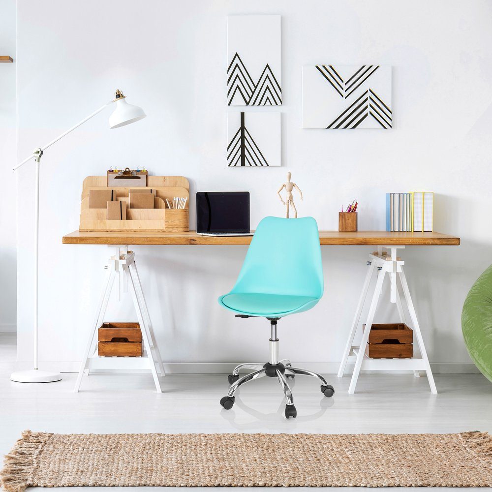 Kunstleder Bürostuhl ergonomisch PRO Türkis Home OFFICE hjh St), FANCY Drehstuhl Schreibtischstuhl (1 Office