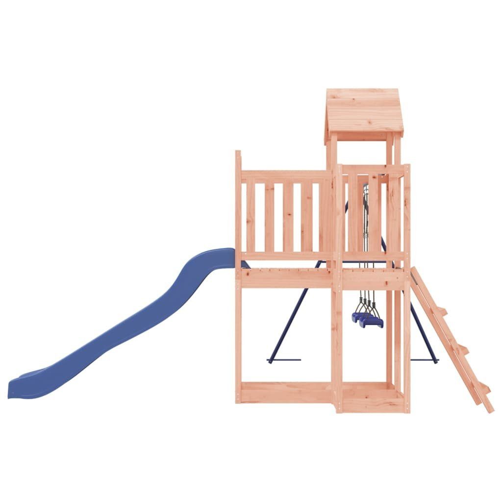 Douglasie vidaXL Massivholz mit Schaukeln K Spielhaus Rutsche Kletterturm und Spielturm