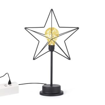 Salcar LED Stern »Weihnachtsstern Beleuchtet Weihnachtsdekoration LED Weihnachten Deko«, Stromversorgung via USB oder Batterie