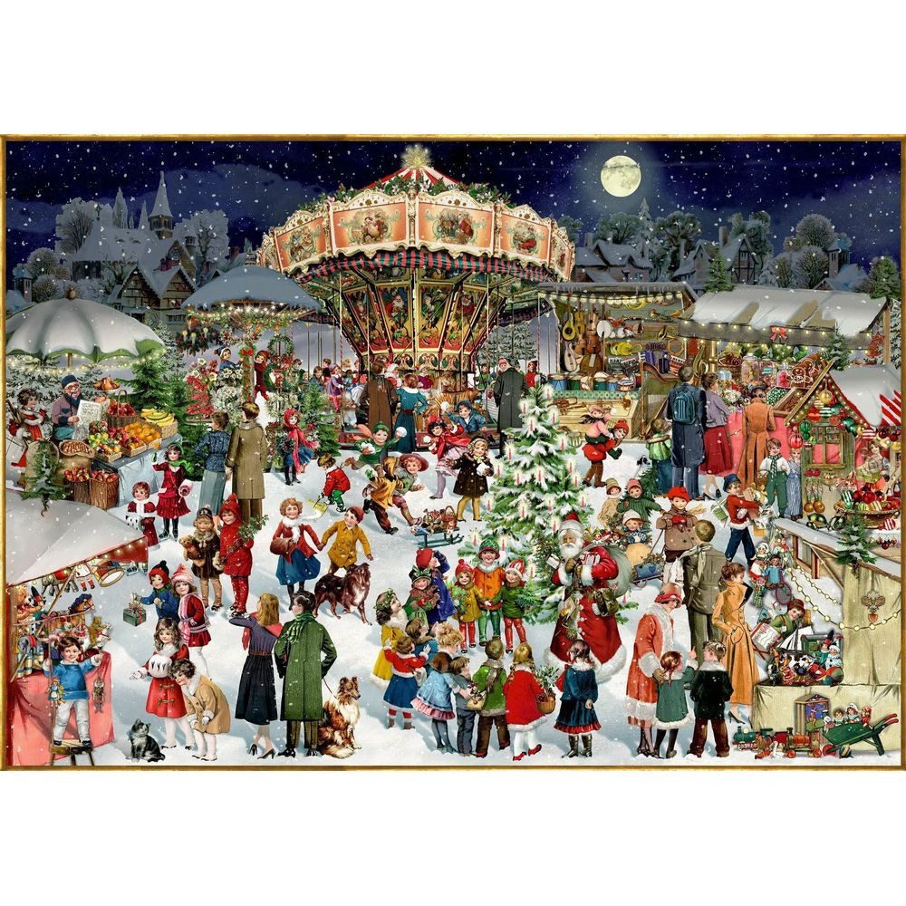 Coppenrath Puzzle Puzzle - Nostalgischer Weihnachtsmarkt, 1000 Puzzleteile von Coppenrath