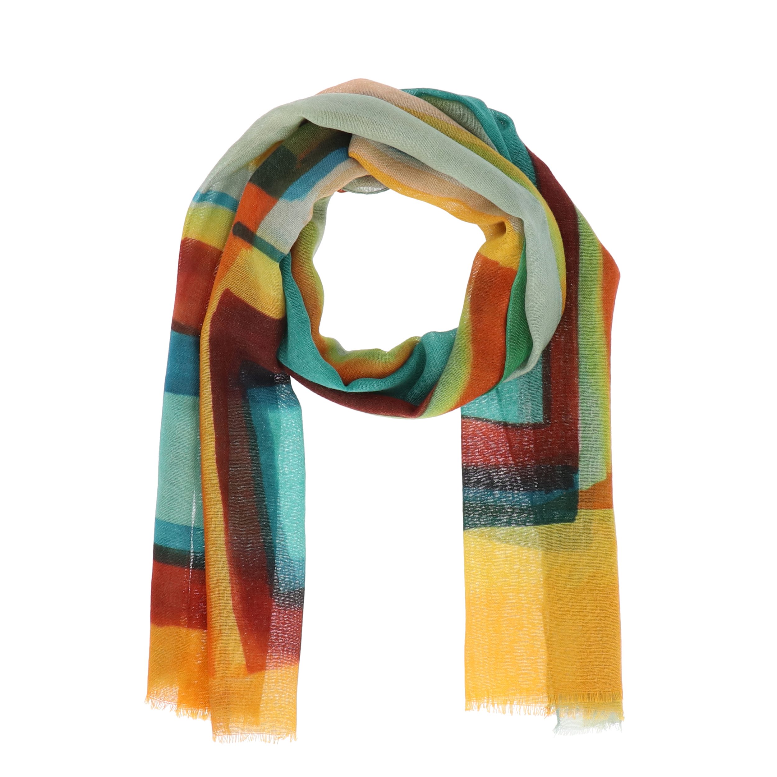 halsüberkopf Accessoires Modeschal Wollschal Streifen, Made in Italy günstig online kaufen
