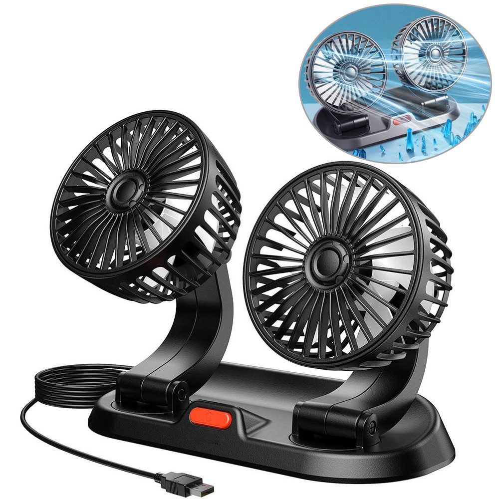 QUBEBU Mini USB-Ventilator 5V Autoventilatoren, Auto-Ventilator, günstig online kaufen