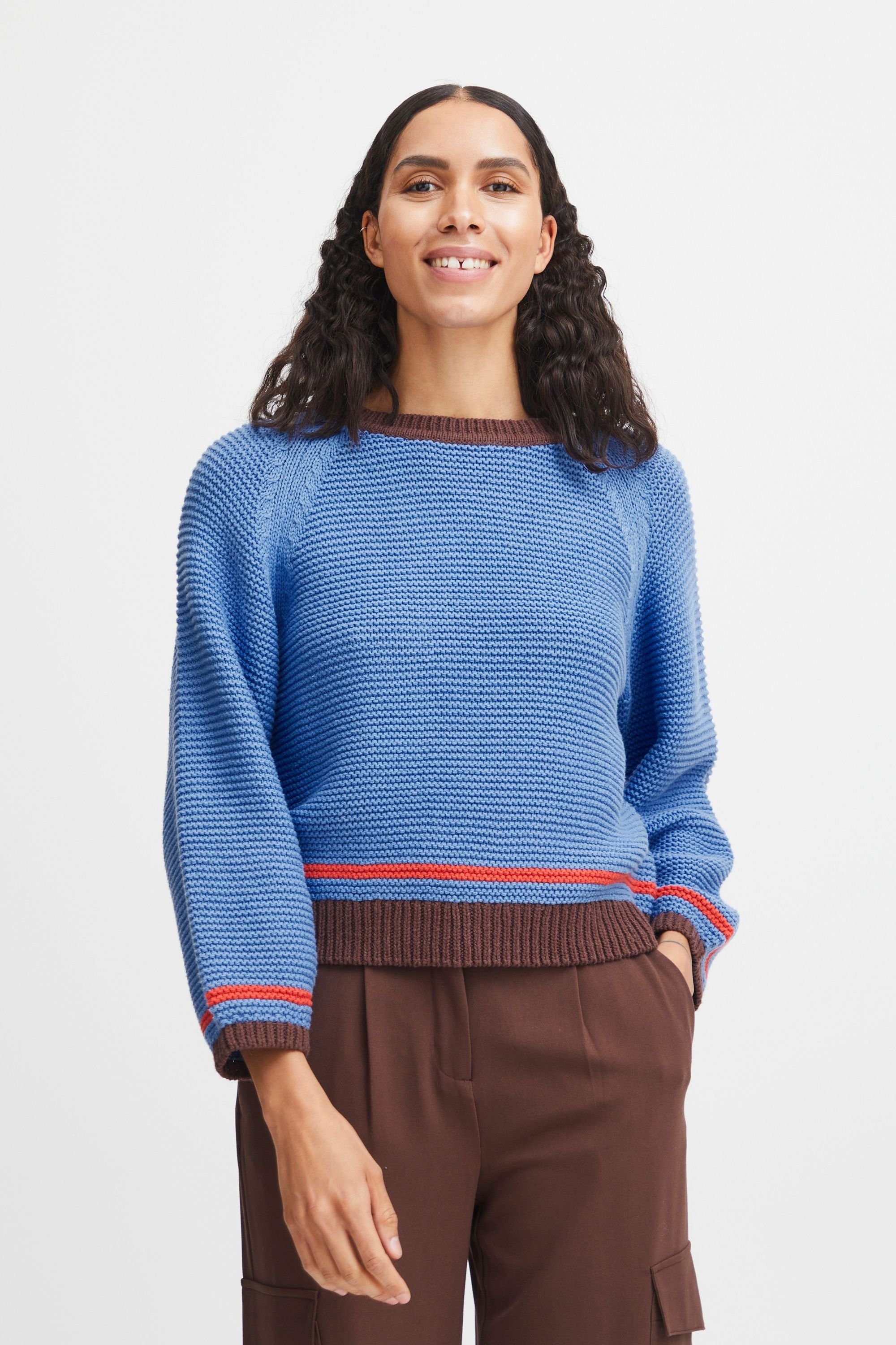 b.young Strickpullover BYOMA JUMPER - 20813529 Provence Mix (202183)