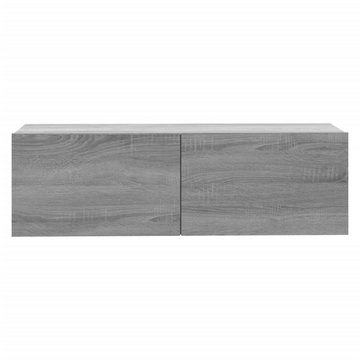 vidaXL TV-Schrank TV-Wandschrank Grau Sonoma 100x30x30 cm Holzwerkstoff (1-St)