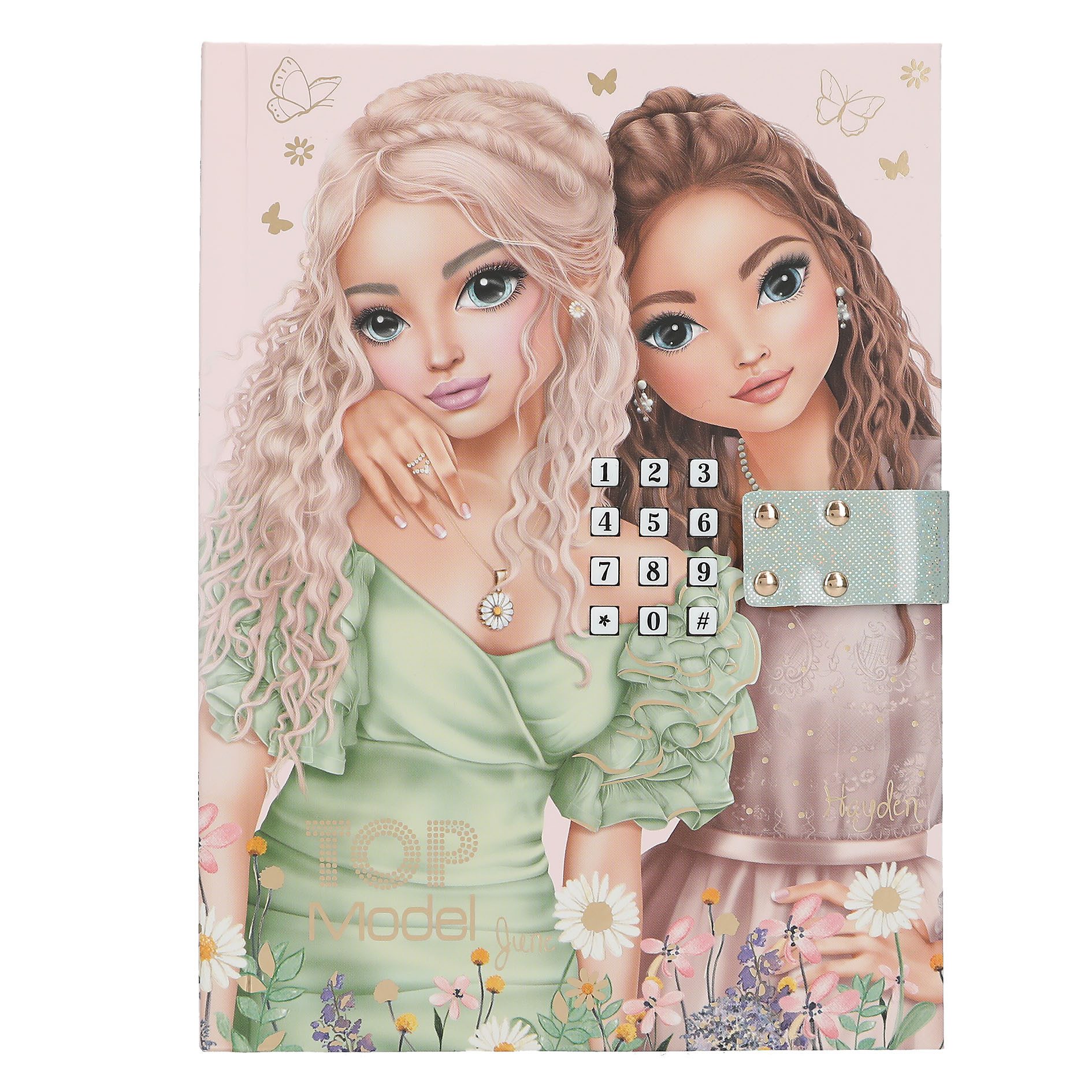 TOPModel Stickerbuch TOPModel Geheimcode Tagebuch SUMMER FEELING
