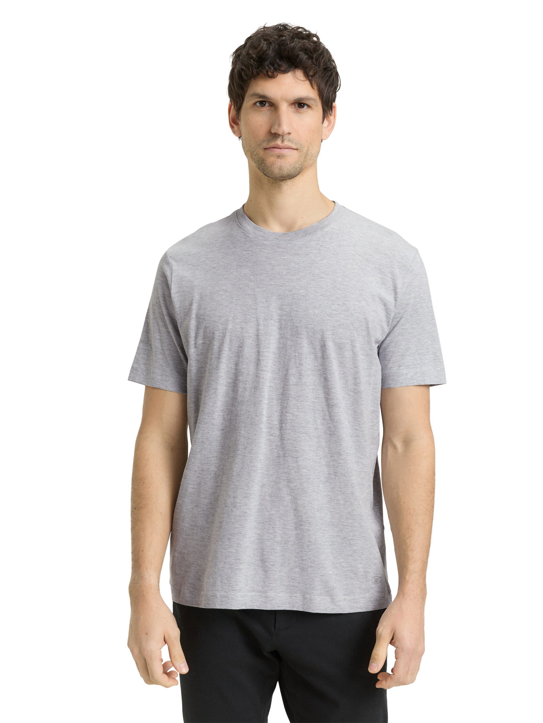 TOM TAILOR T-Shirt (Packung, 2-tlg) mit Logo Print
