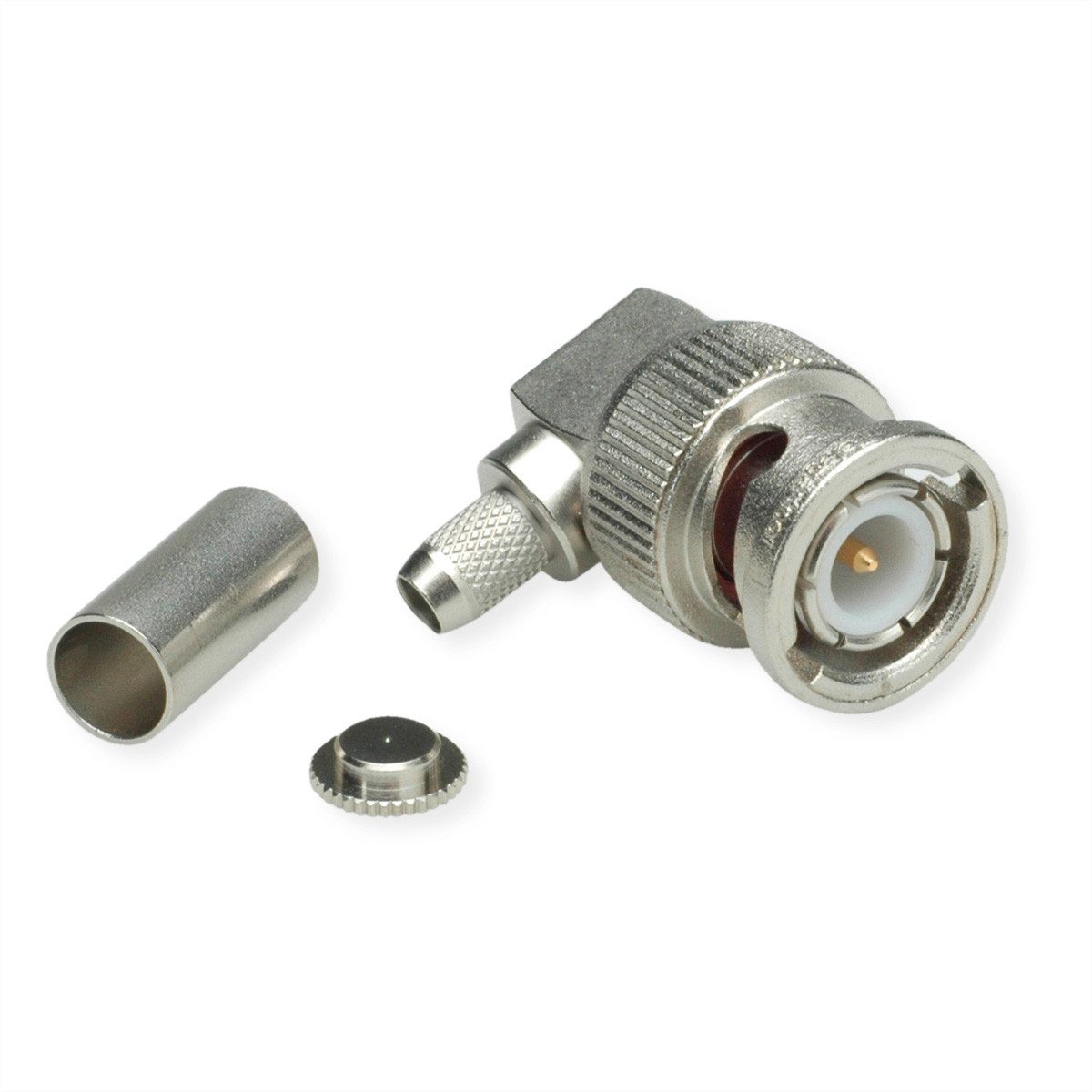 BNC-Winkelstecker 50 Ohm Netzwerk-Panel