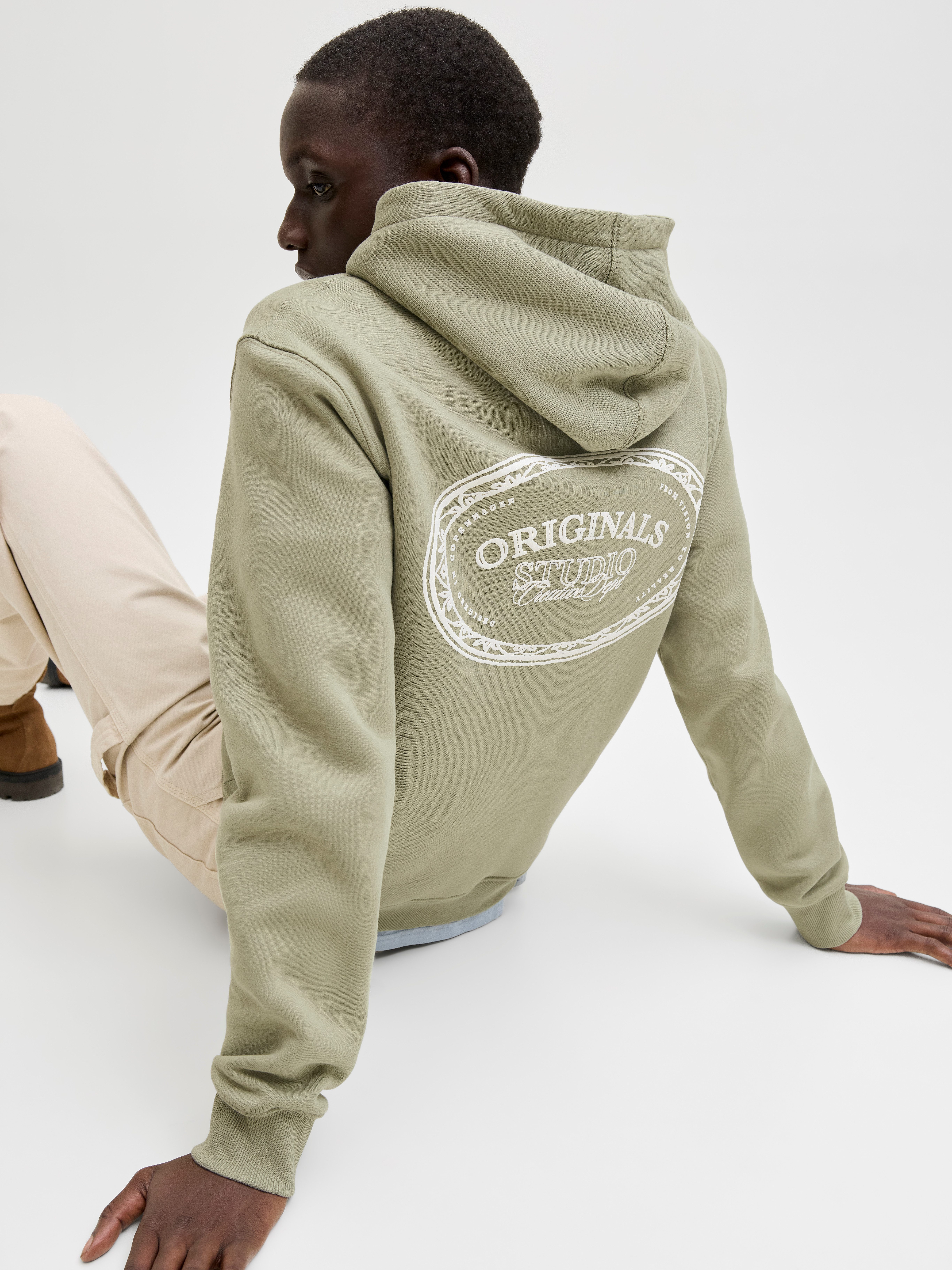 Jack & Jones Kapuzensweatshirt JORGREENE BRANDING SWEAT HOOD CH