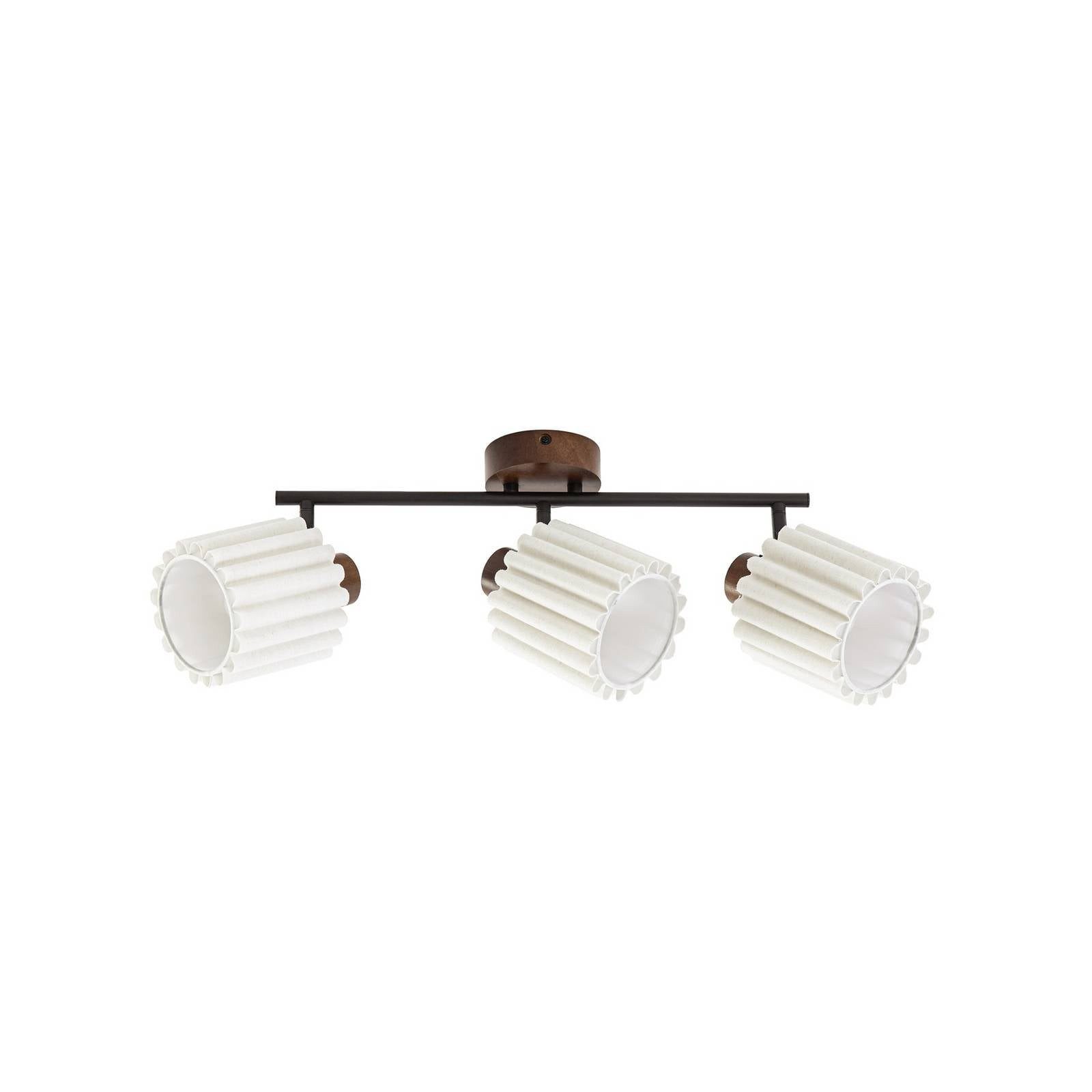 Lindby Deckenstrahler Shiloh, Holz IP20, 3 x 10 W LED