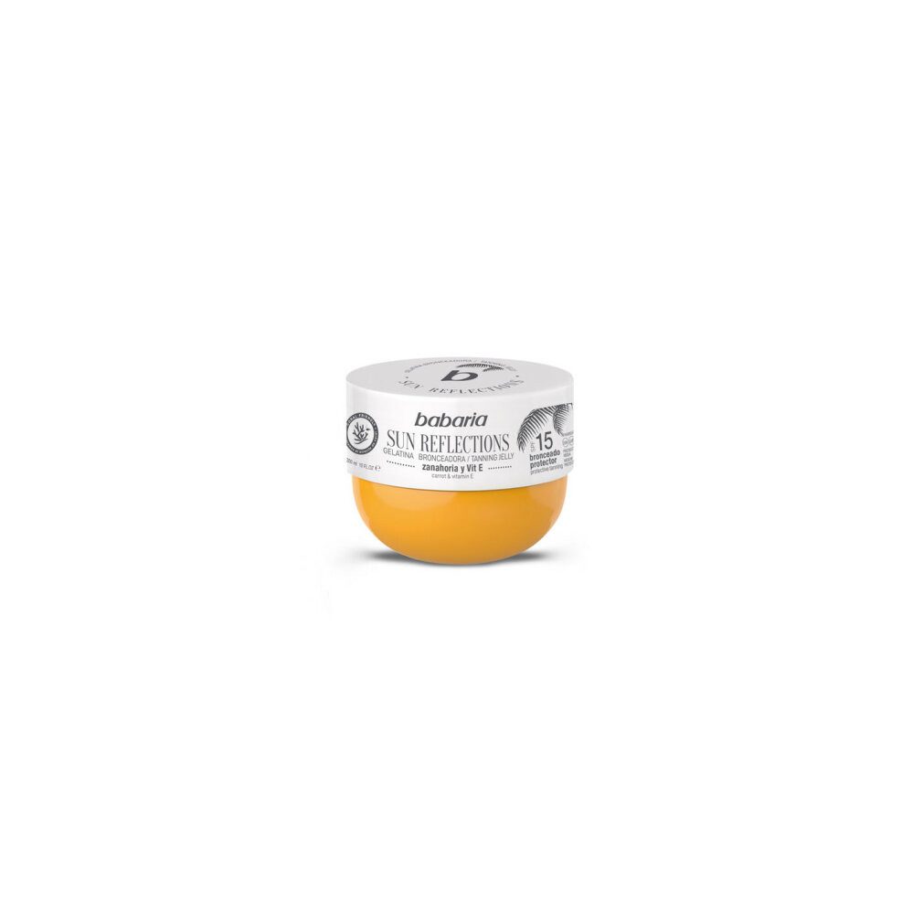 babaria Sonnenschutzcreme Babaria Sun Reflections Tanning Jelly Protective Tanning Spf15
