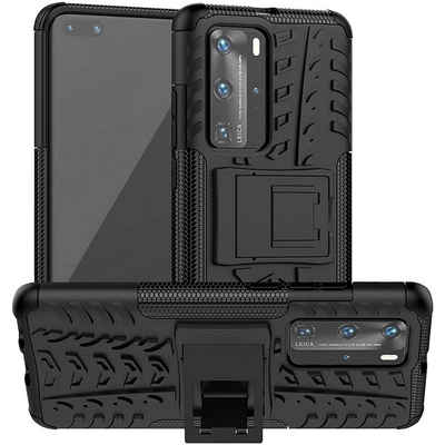 CoolGadget Handyhülle Outdoor Case Hybrid Cover für Huawei P40 Pro 6,58 Zoll, Schutzhülle extrem robust Handy Case für Huawei P40 Pro Hülle