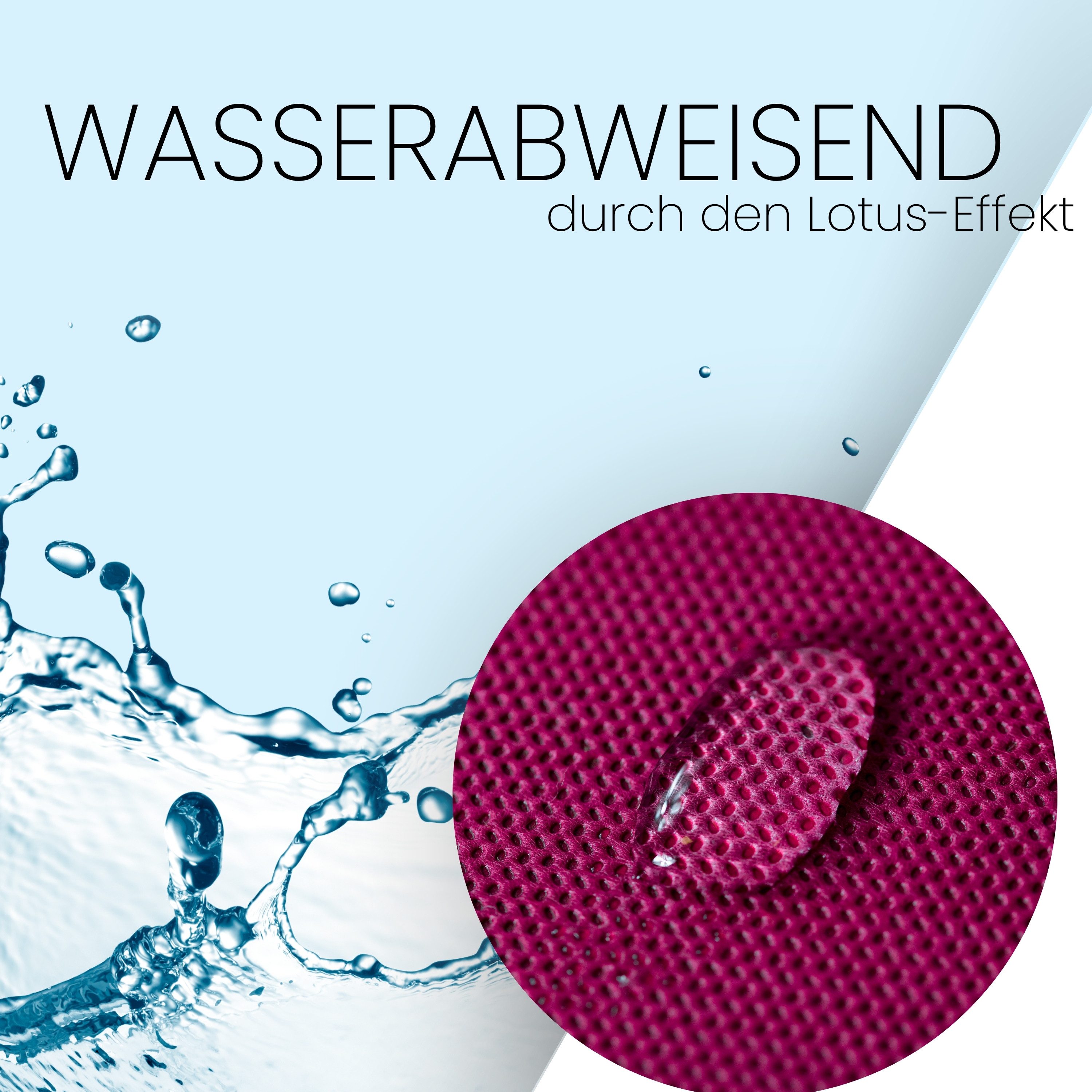 Sensalux Tischdecke Tischdeckenrolle 80g/m², bis zu 45% Recyclat, 1,49m x 25m, beere